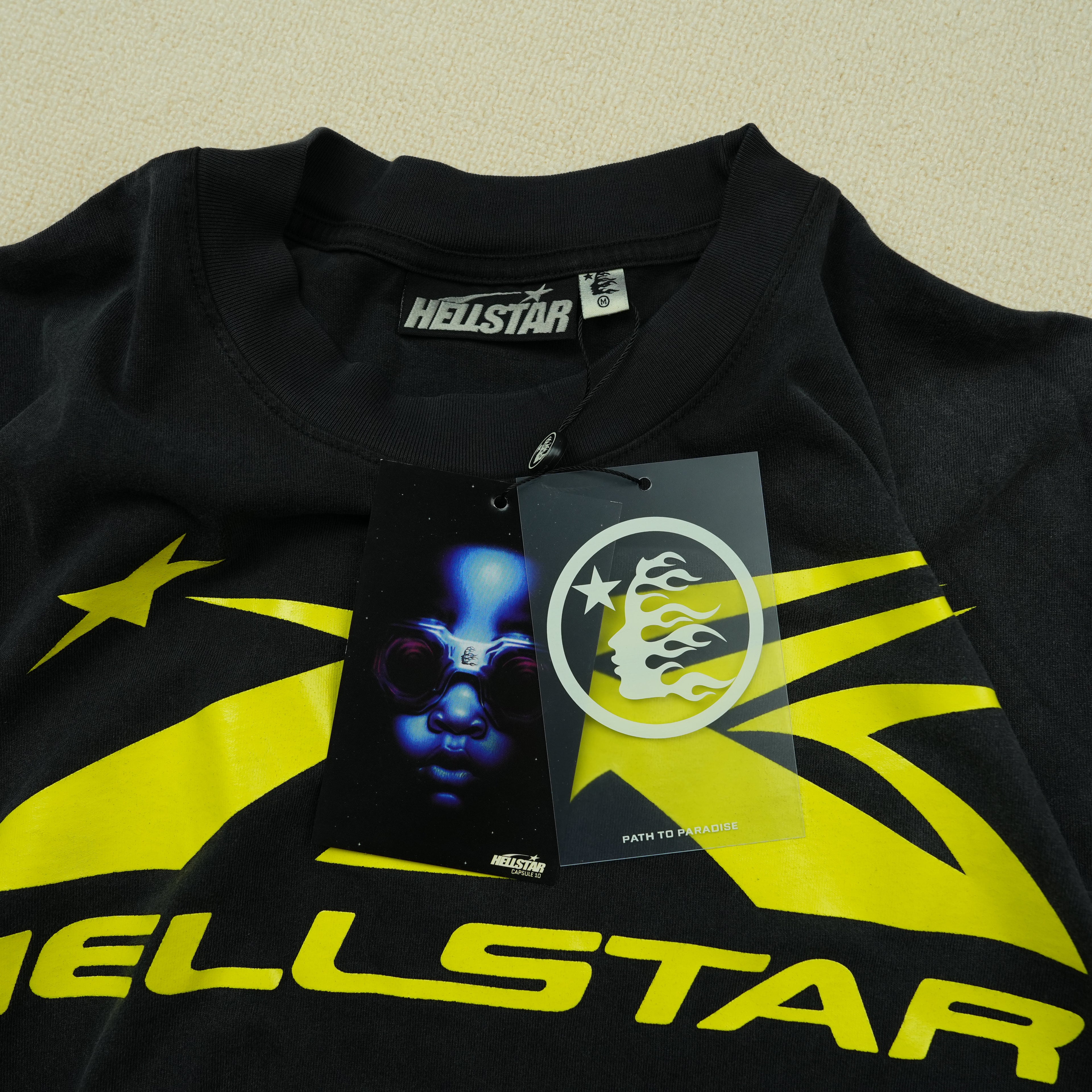 Hellstar NFC Sport Logo T-shirt Yellow