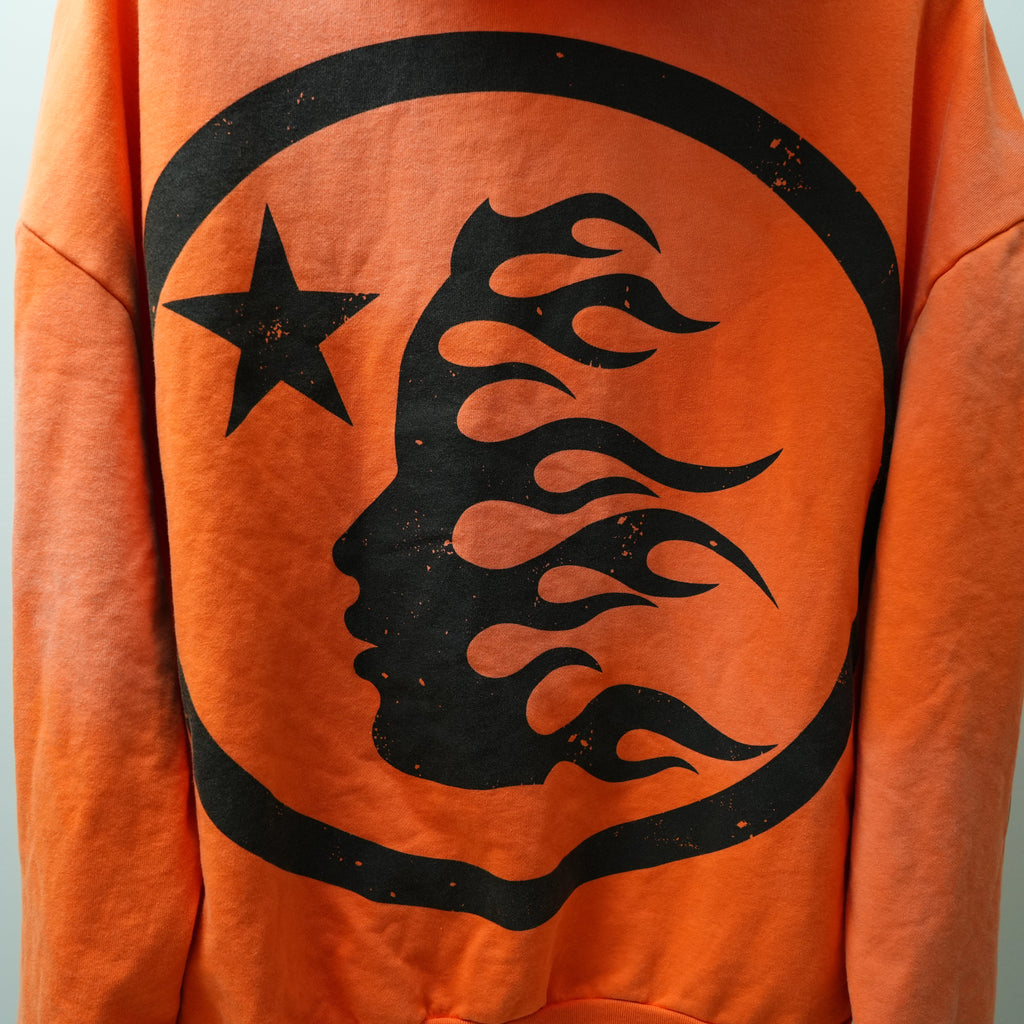 Hellstar NFC Fire Orange Hoodie