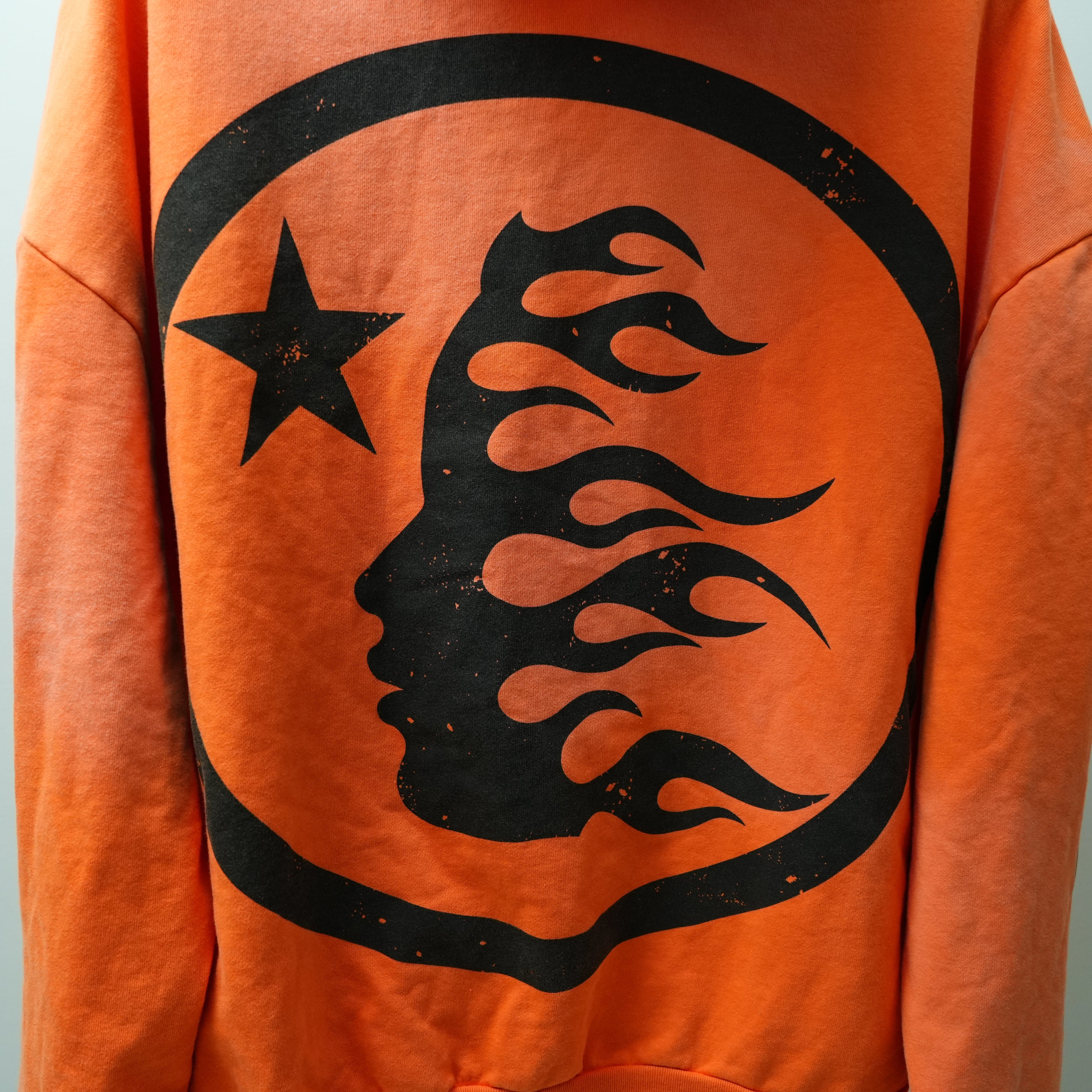 Hellstar NFC Fire Orange Hoodie