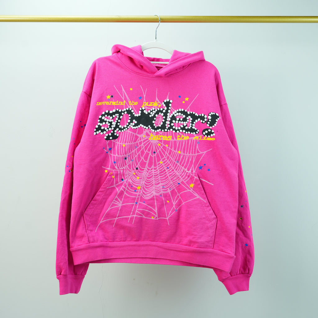 Sp5der P*nk V2 Hoodie 'Pink'