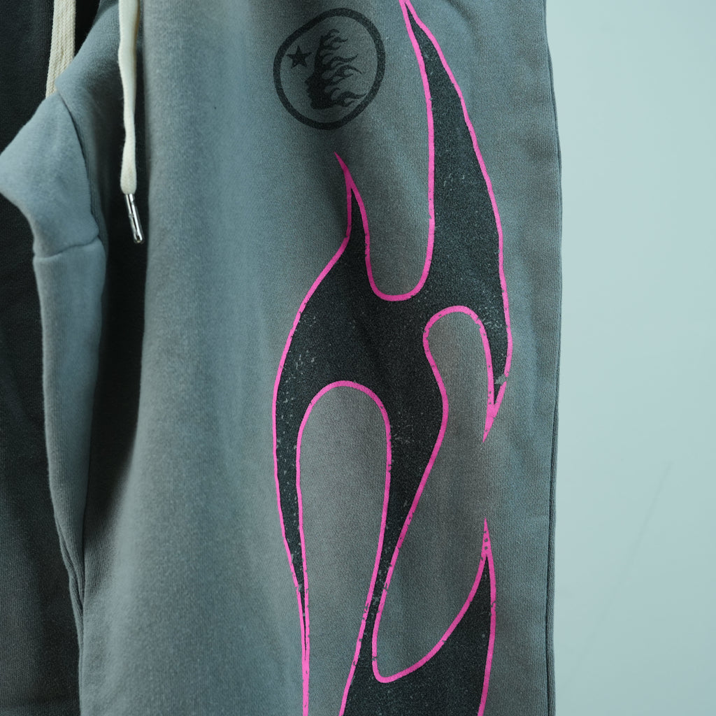 Hellstar NFC Gray Future Flame Sweatpants