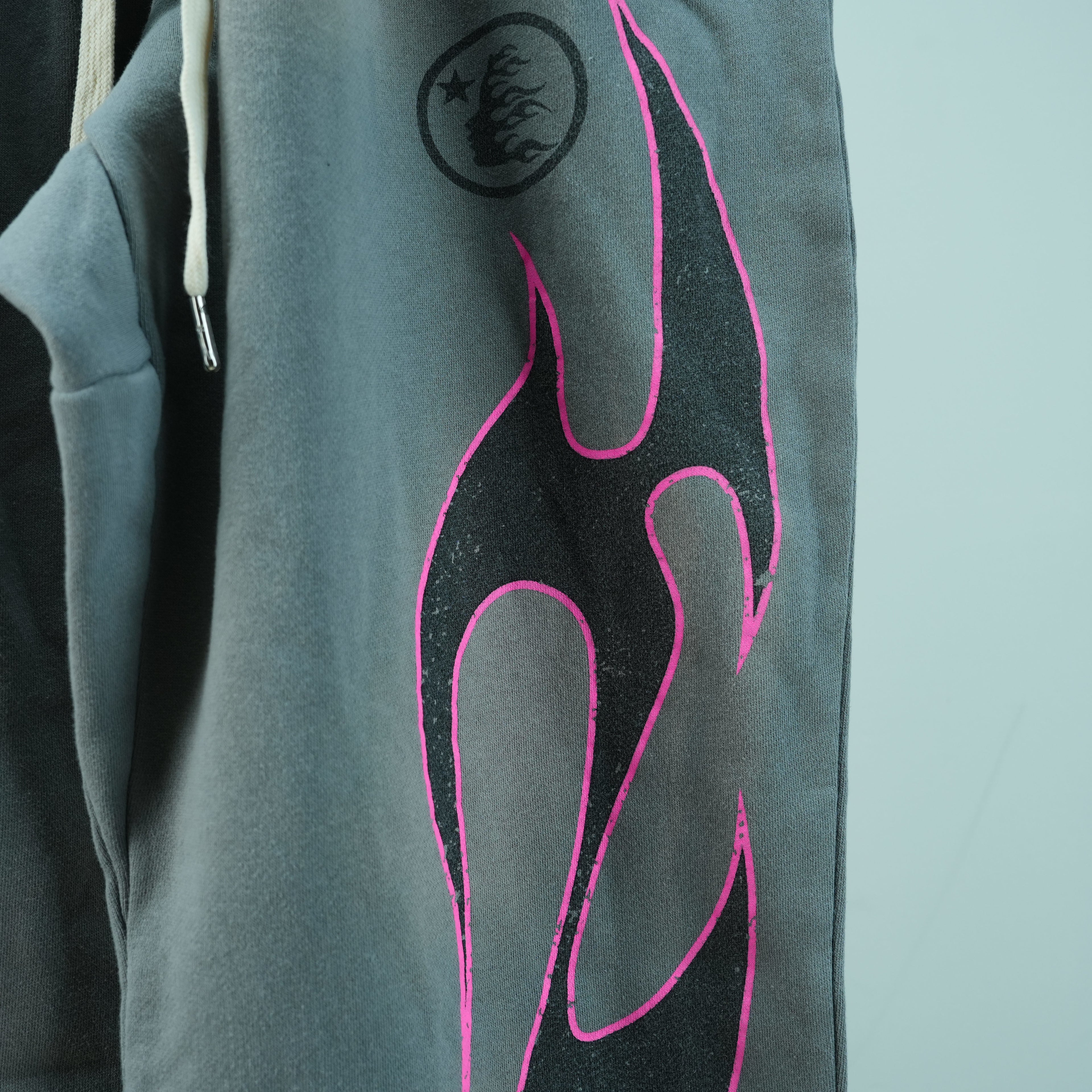 Hellstar NFC Gray Future Flame Sweatpants