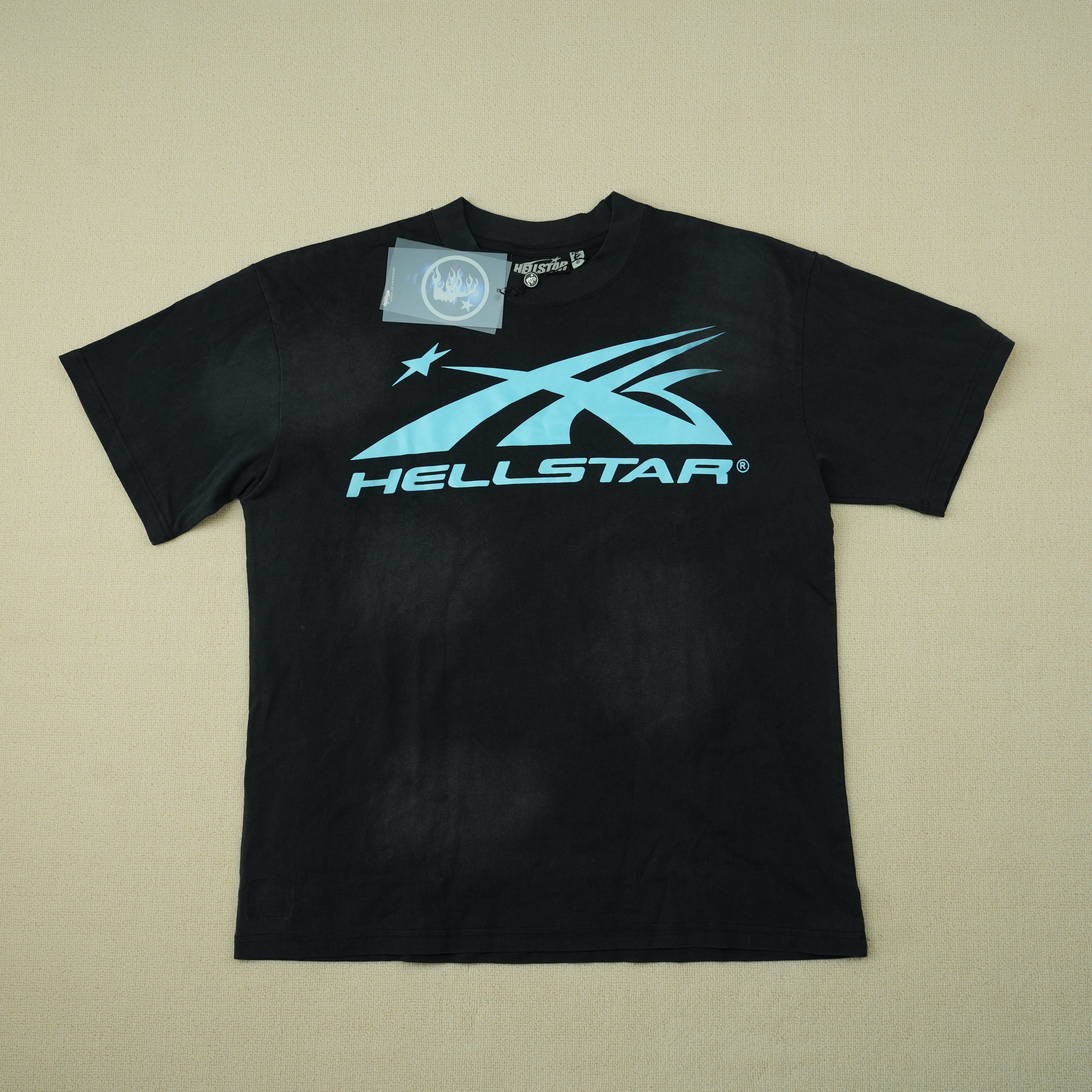 Hellstar NFC Sport Logo T-shirt Light Blue