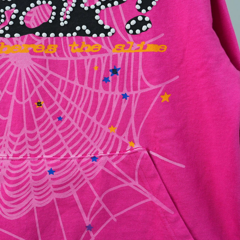 Sp5der P*nk Hoodie 'Pink'
