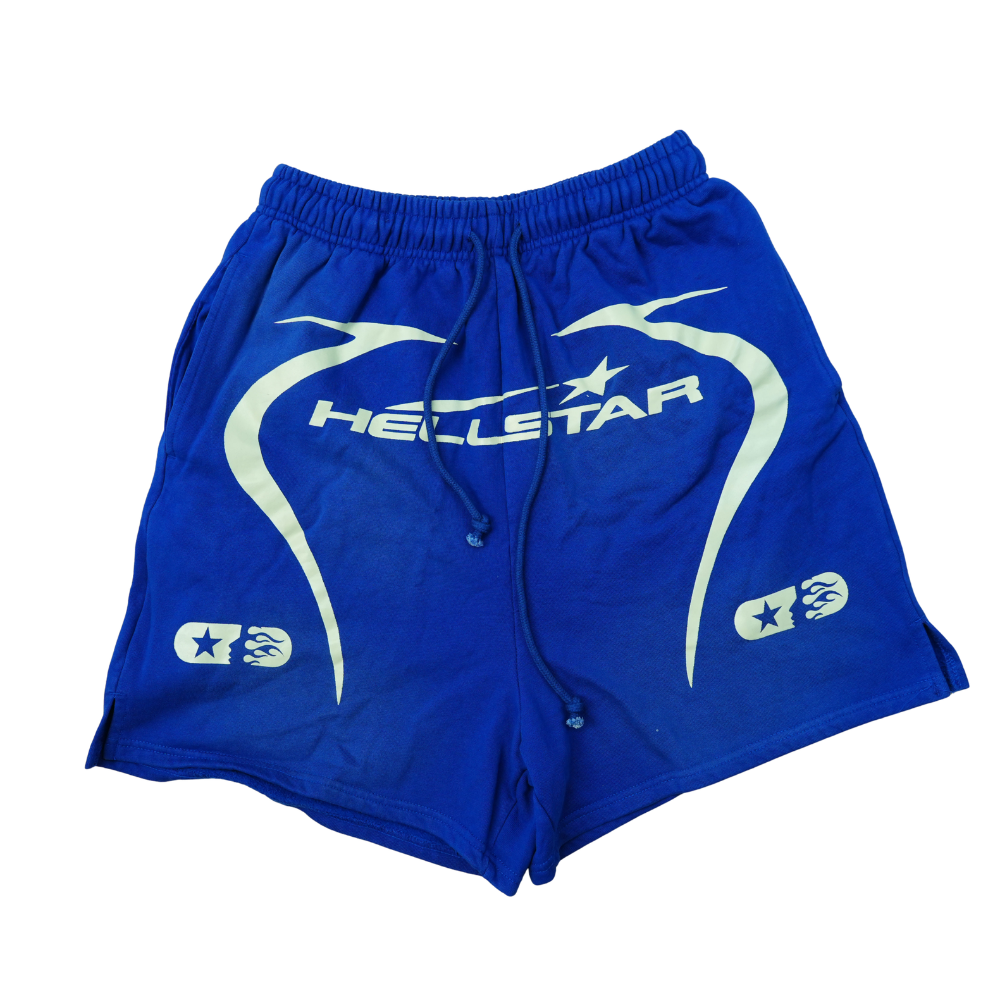 Hellstar NFC Warm Up Shorts Blue