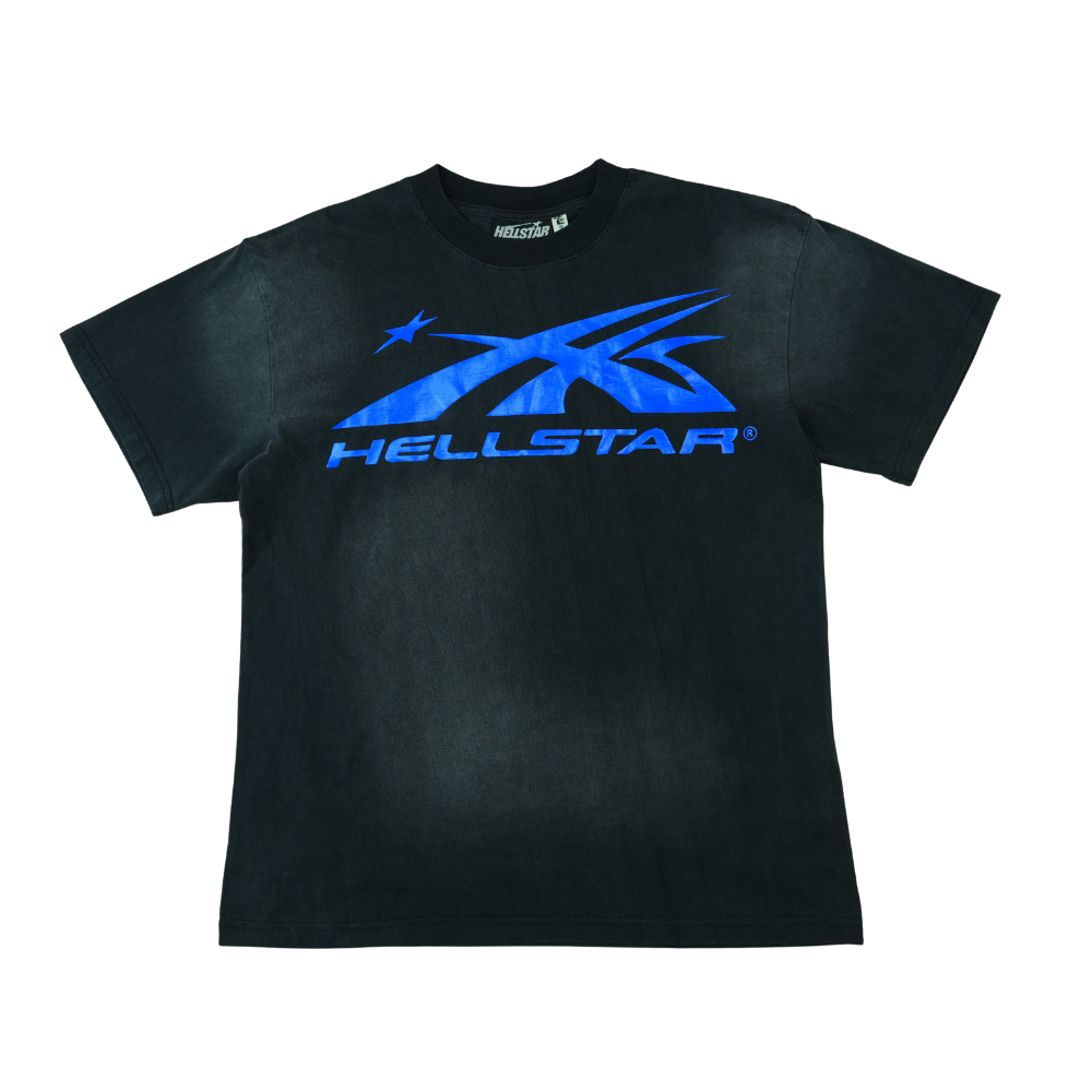 Hellstar NFC Gel Sport Logo T-shirt Black/Blue