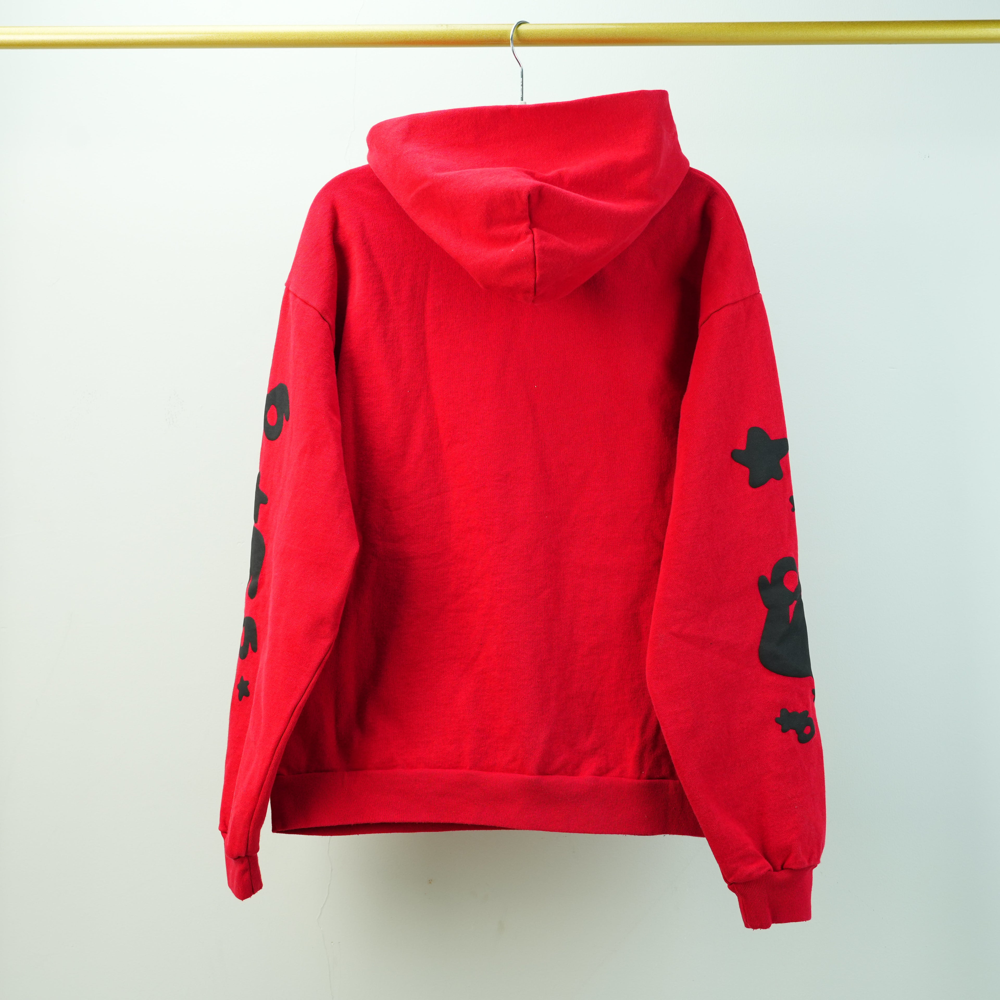 Sp5der Beluga Hoodie 'Red/Black'