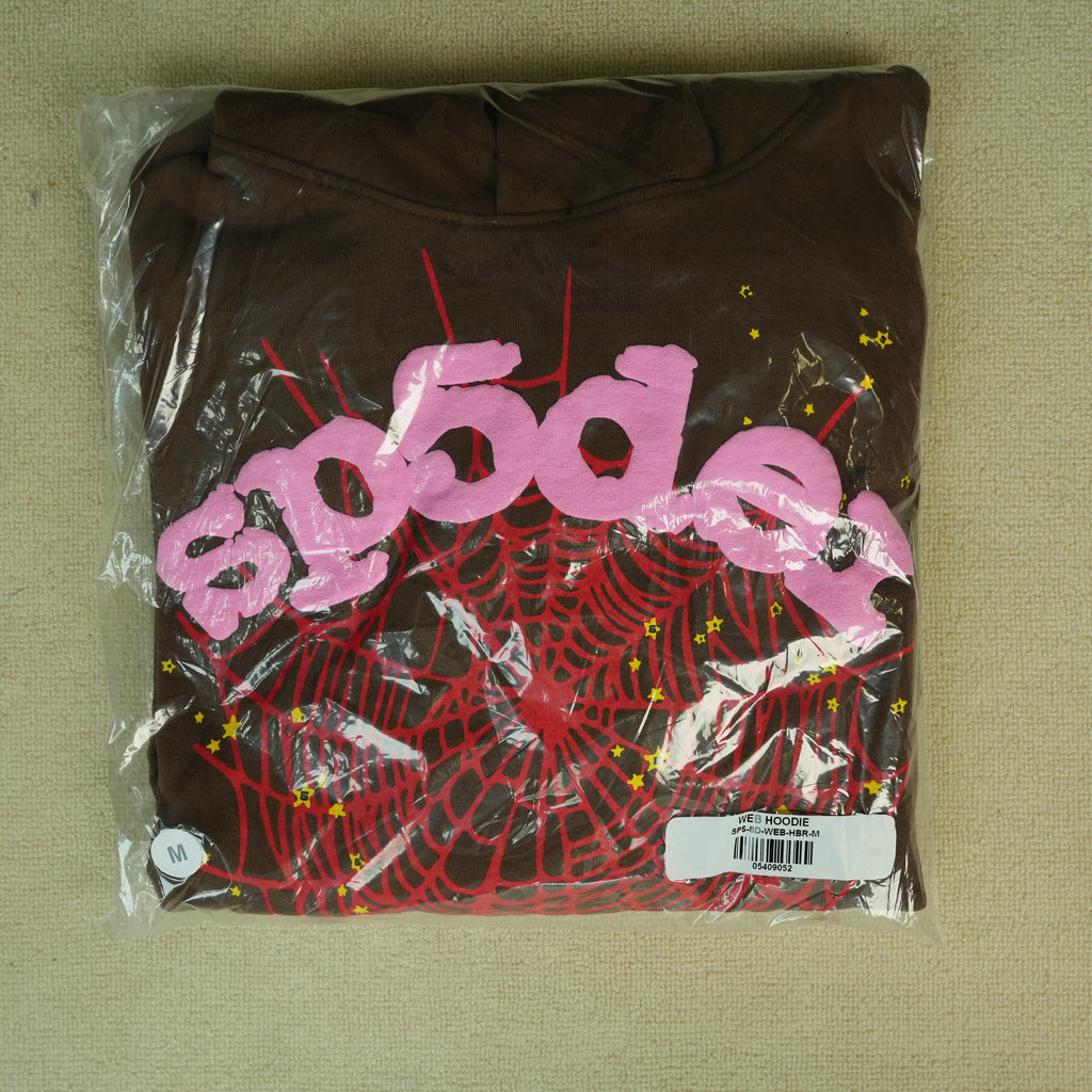 Sp5der Web Hoodie 'Brown'