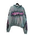 Hellstar NFC Future Flame Hoodie Gray