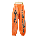 Hellstar NFC Fire Orange Cuffed Sweat Pants