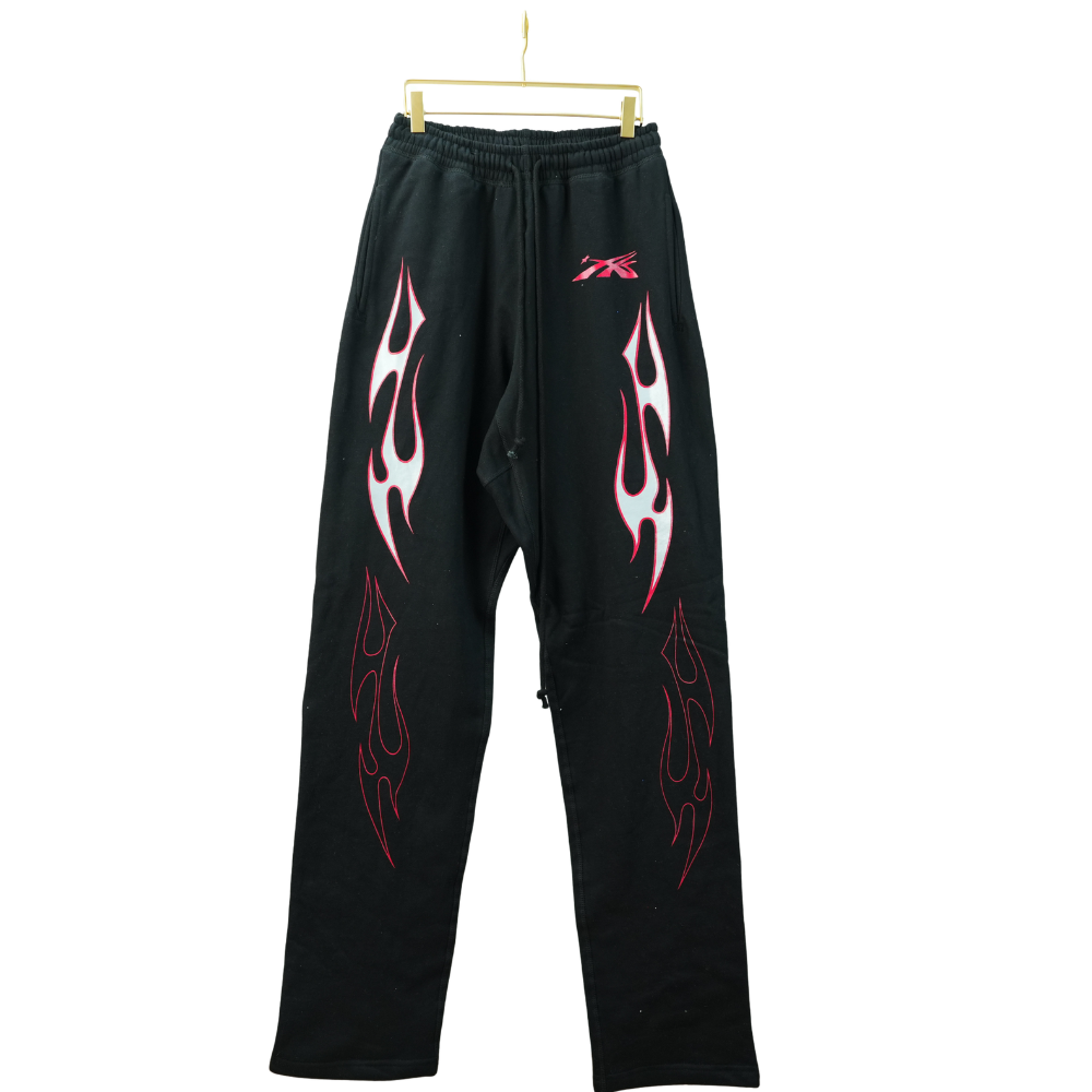 Hellstar NFC Sports Future Flame Sweatpants Black