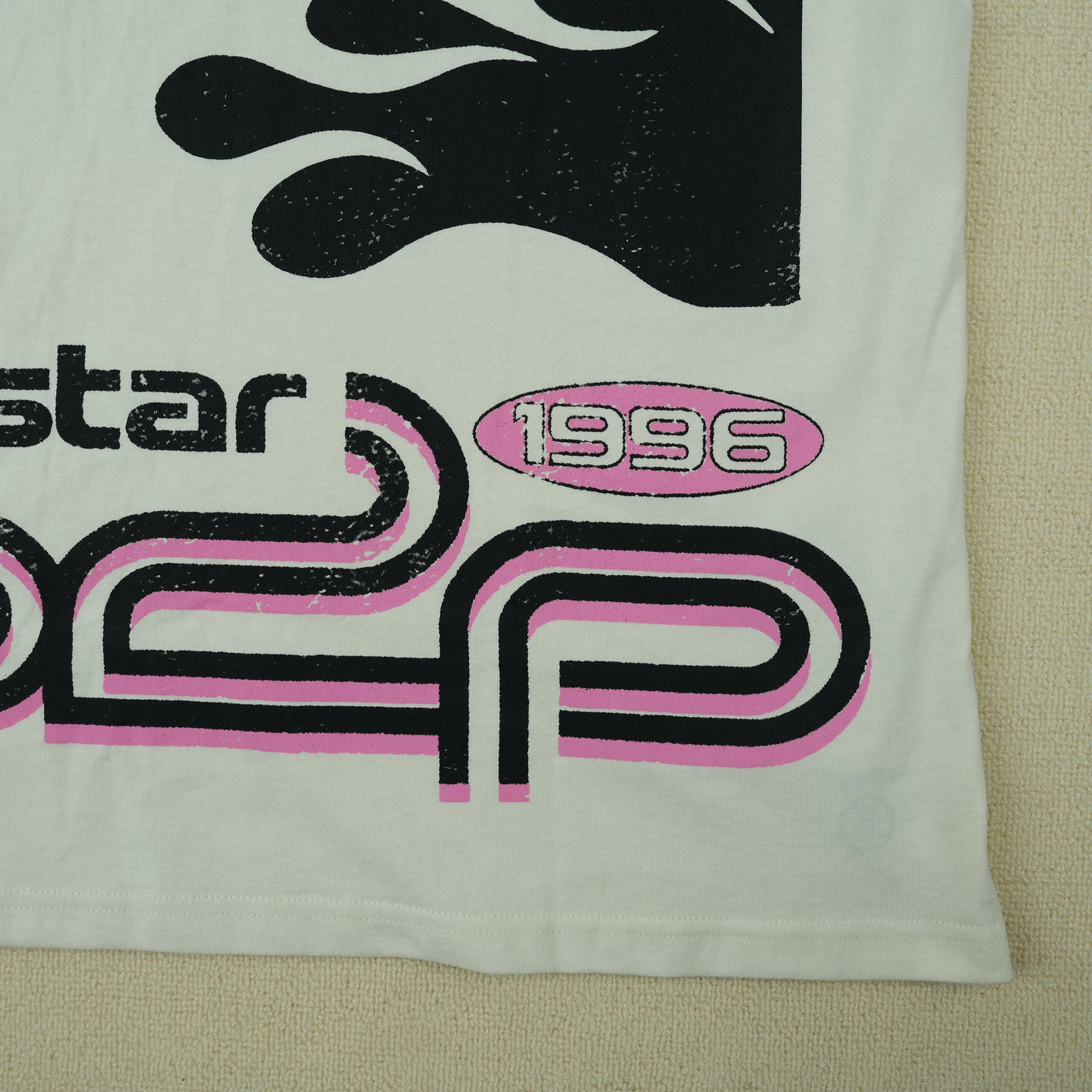 Hellstar NFC Gel Sport Logo T-shirt White/Pink