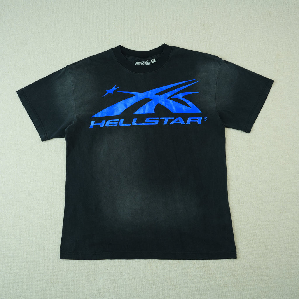 Hellstar NFC Gel Sport Logo T-shirt Black/Blue