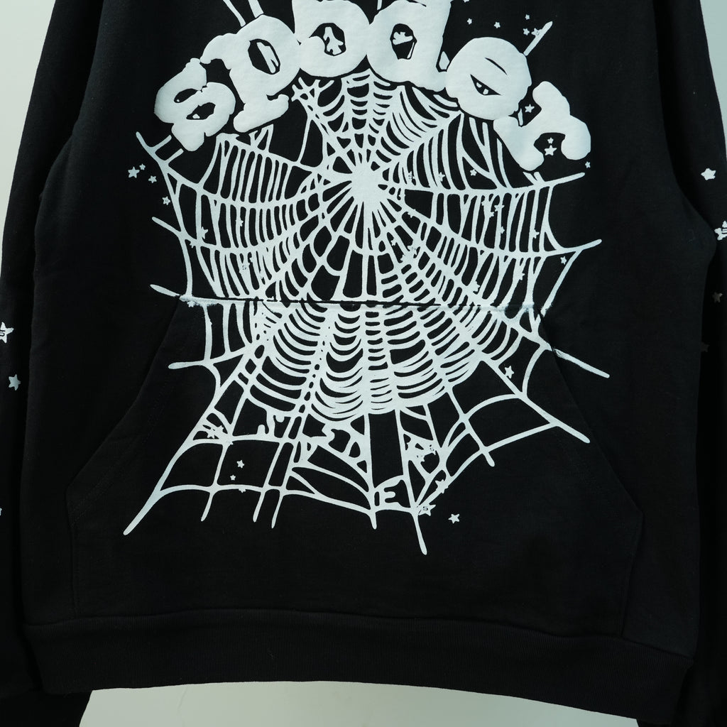 Sp5der OG Web Hoodie 'Black'
