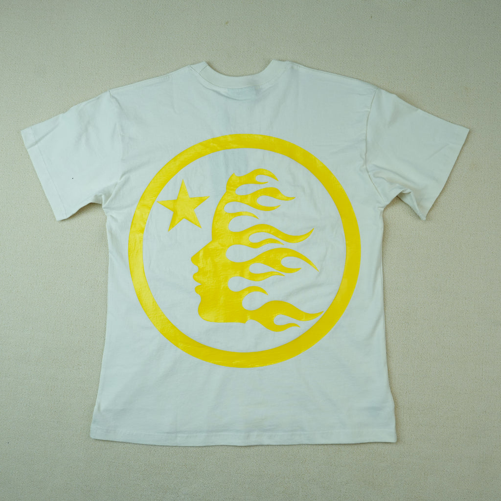 Hellstar NFC Gel Sport Logo T-shirt White/Yellow