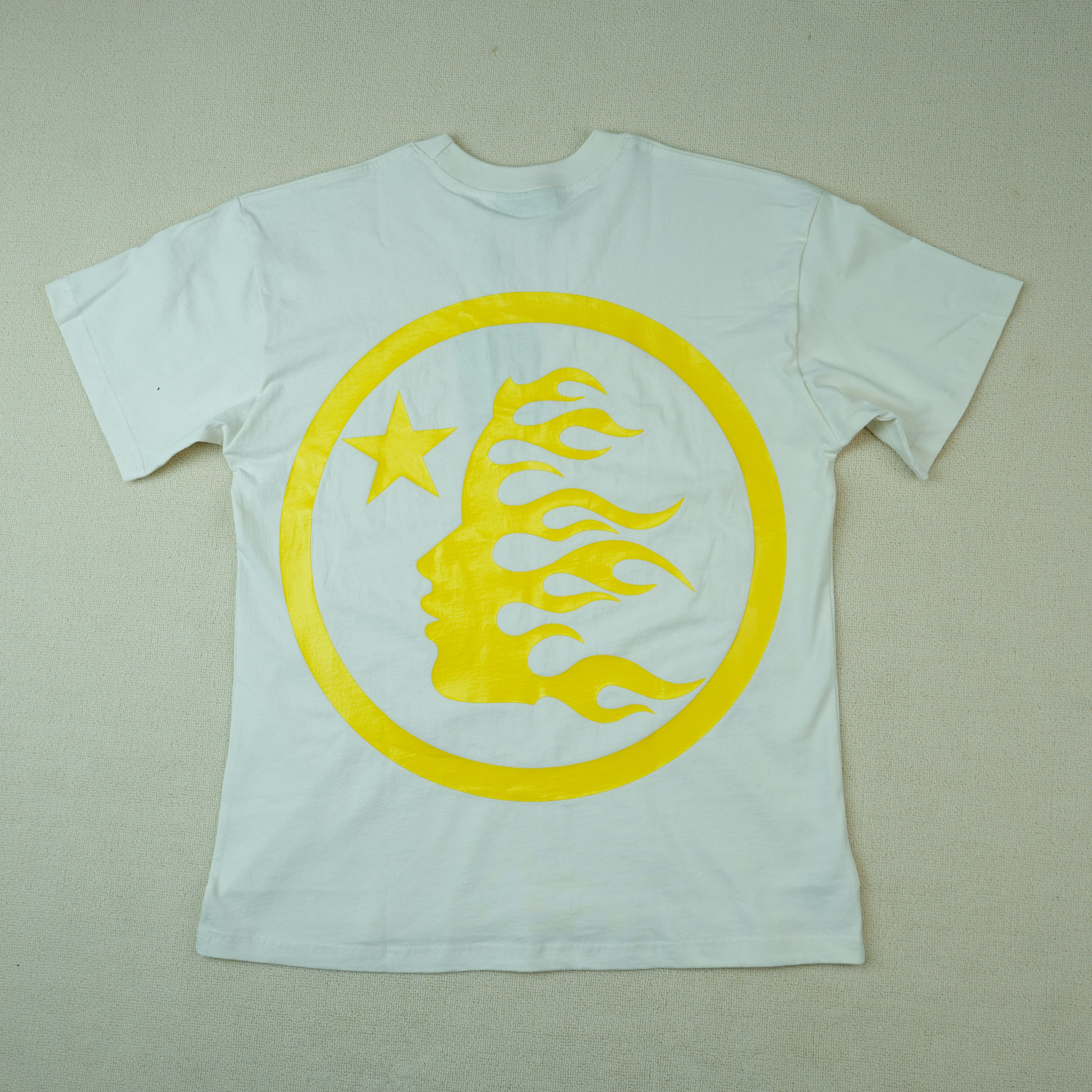 Hellstar NFC Gel Sport Logo T-shirt White/Yellow