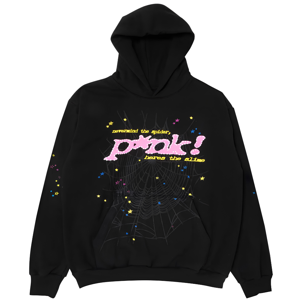 Sp5der P*nk V2 Hoodie 'Black'