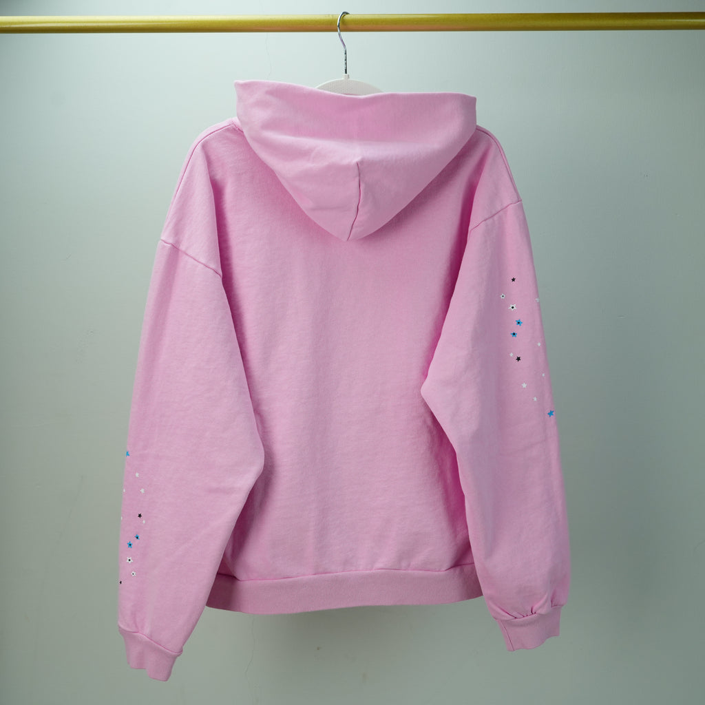 Sp5der OG Web Hoodie 'Pink'