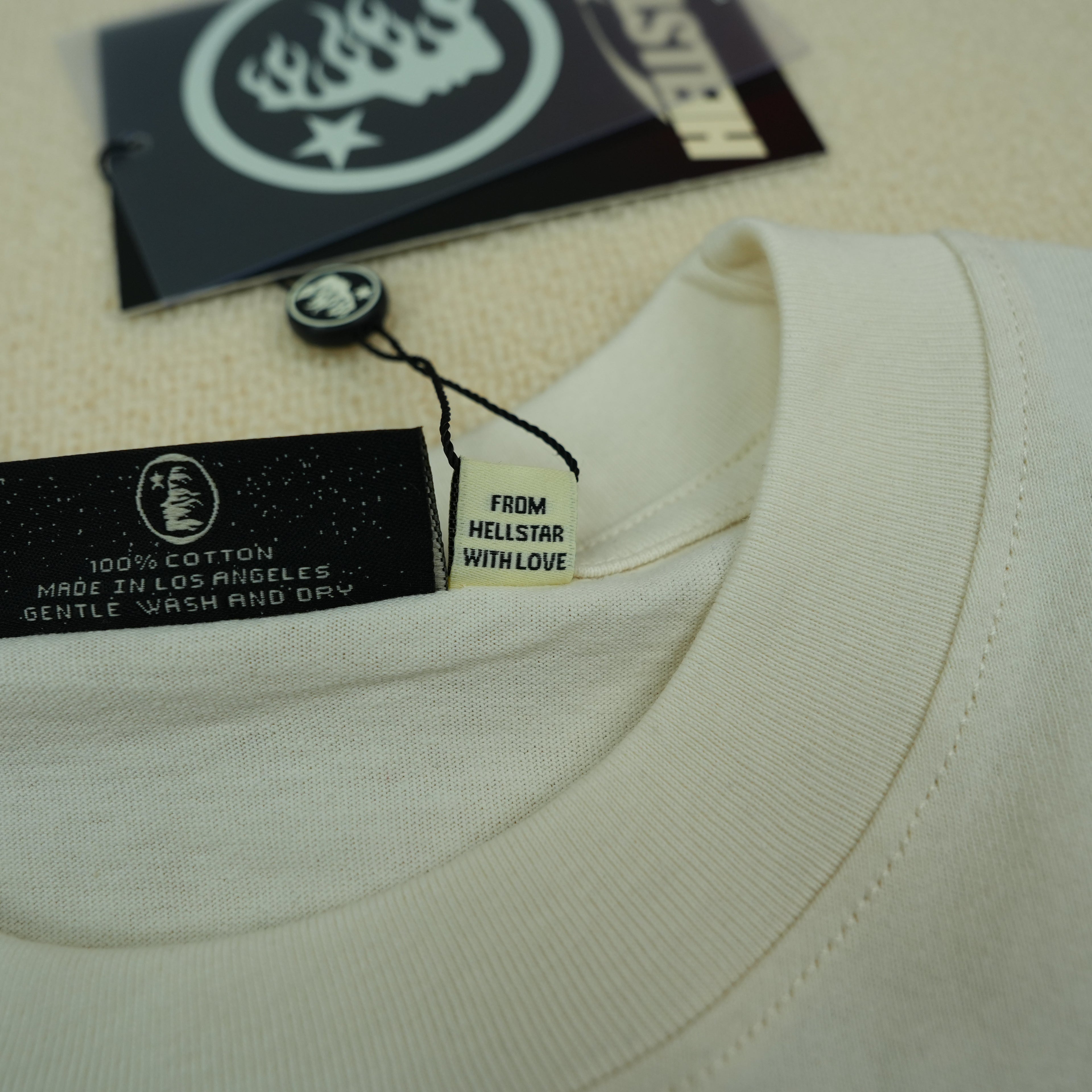 Hellstar NFC Gel Sport Logo T-shirt White/Pink