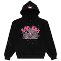Sp5der Angel Number Hoodie 'Black'