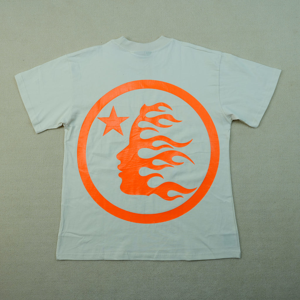 Hellstar NFC Classic T-shirt Orange/White