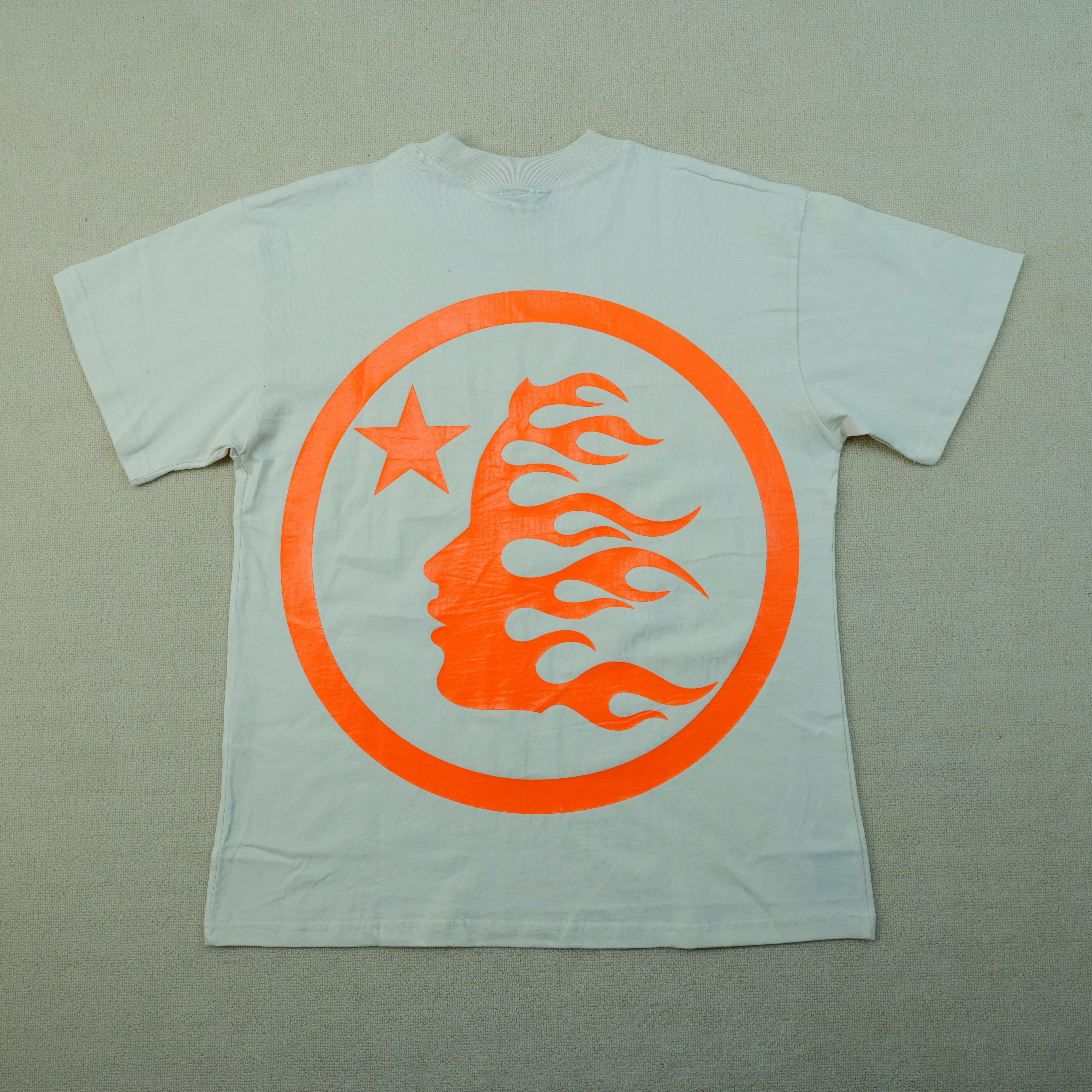 Hellstar NFC Classic T-shirt Orange/White