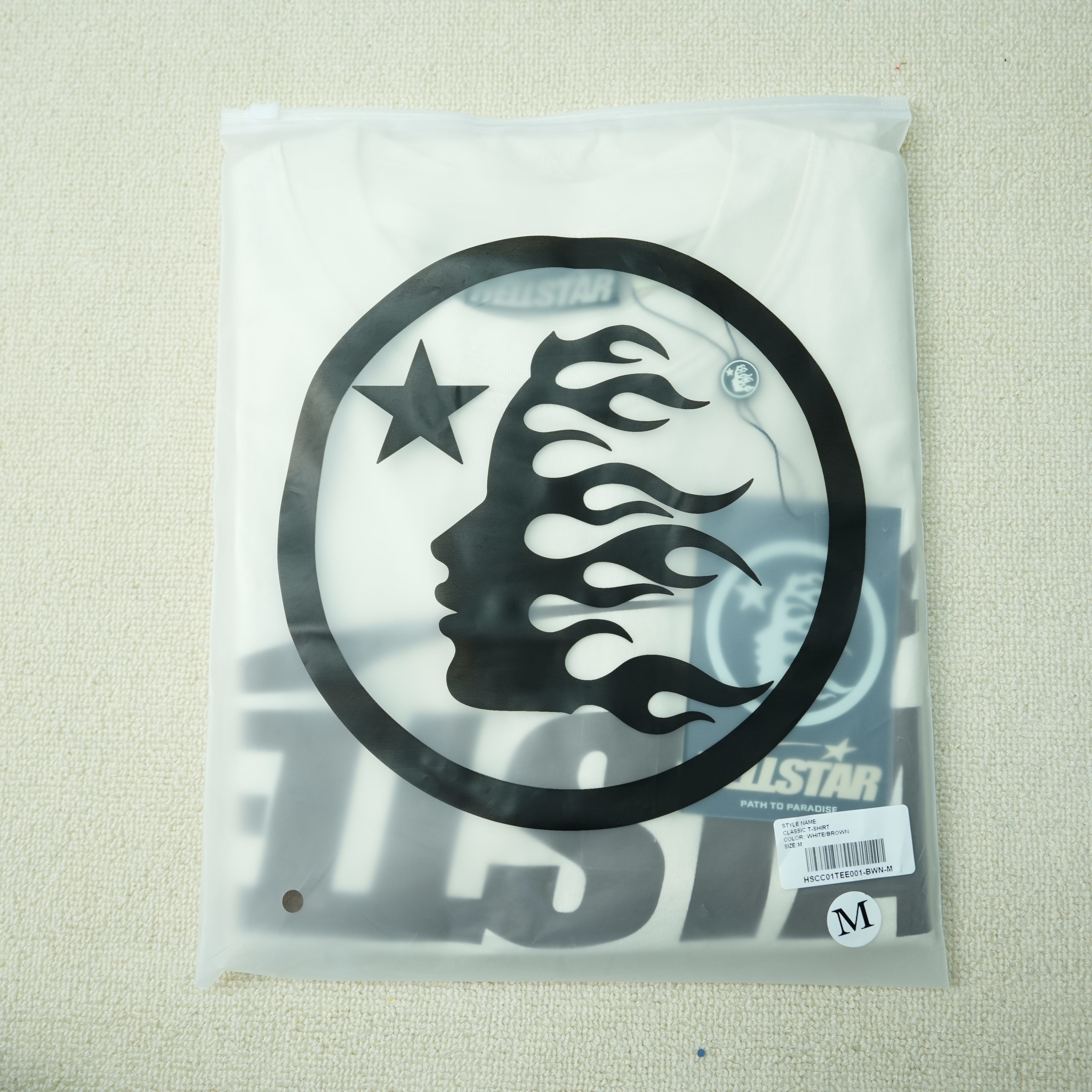Hellstar NFC Classic T-shirt Brown/White