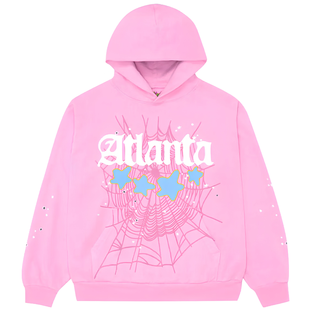 Sp5der Atlanta Hoodie 'Pink'