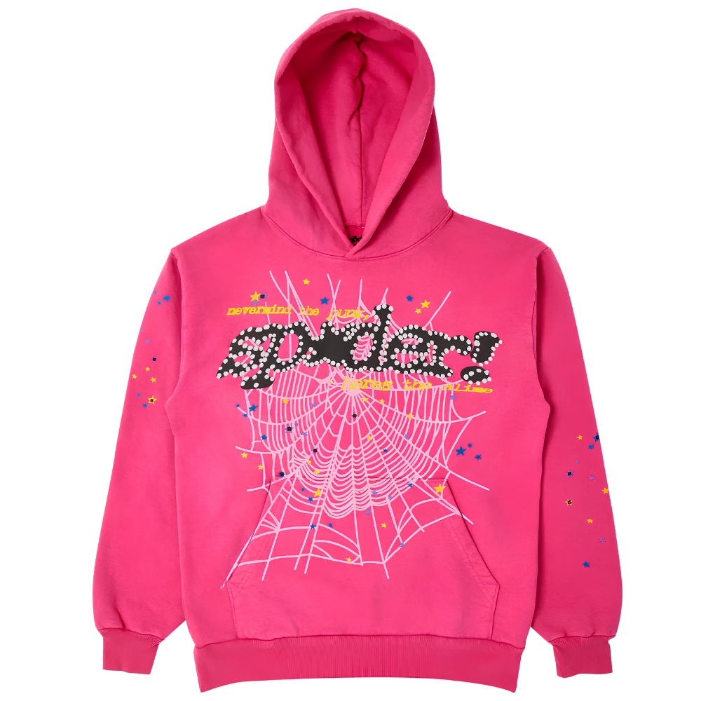 Sp5der P*nk V2 Hoodie 'Pink'