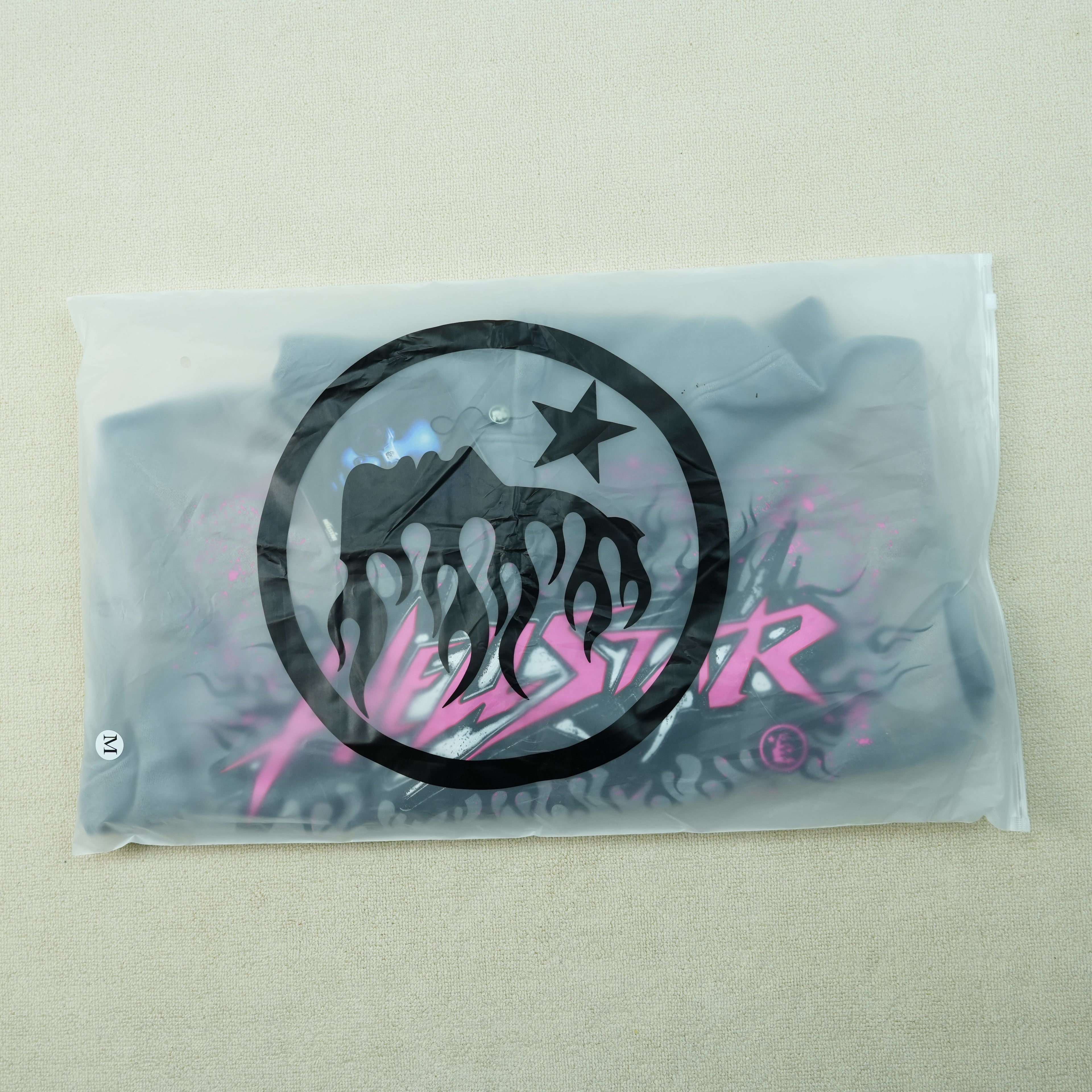 Hellstar NFC Future Flame Hoodie Gray