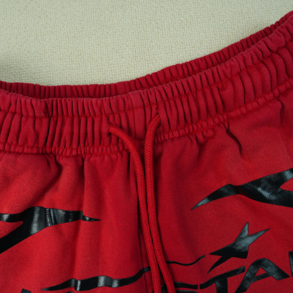 Hellstar NFC Warm Up Shorts Red