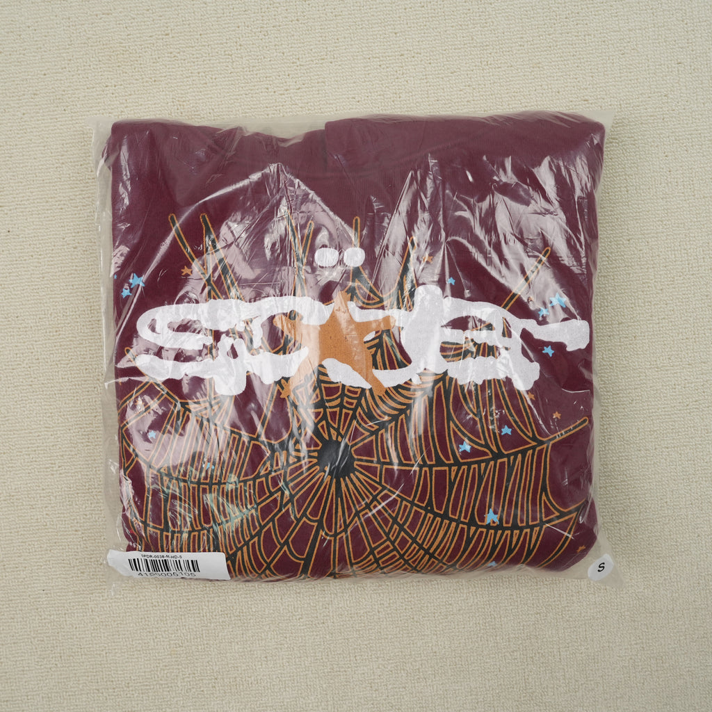 Sp5der Hoodie 'Maroon'