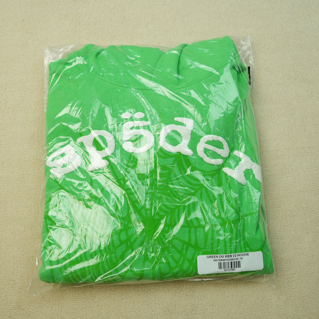 Sp5der Web Hoodie 'Slime Green'