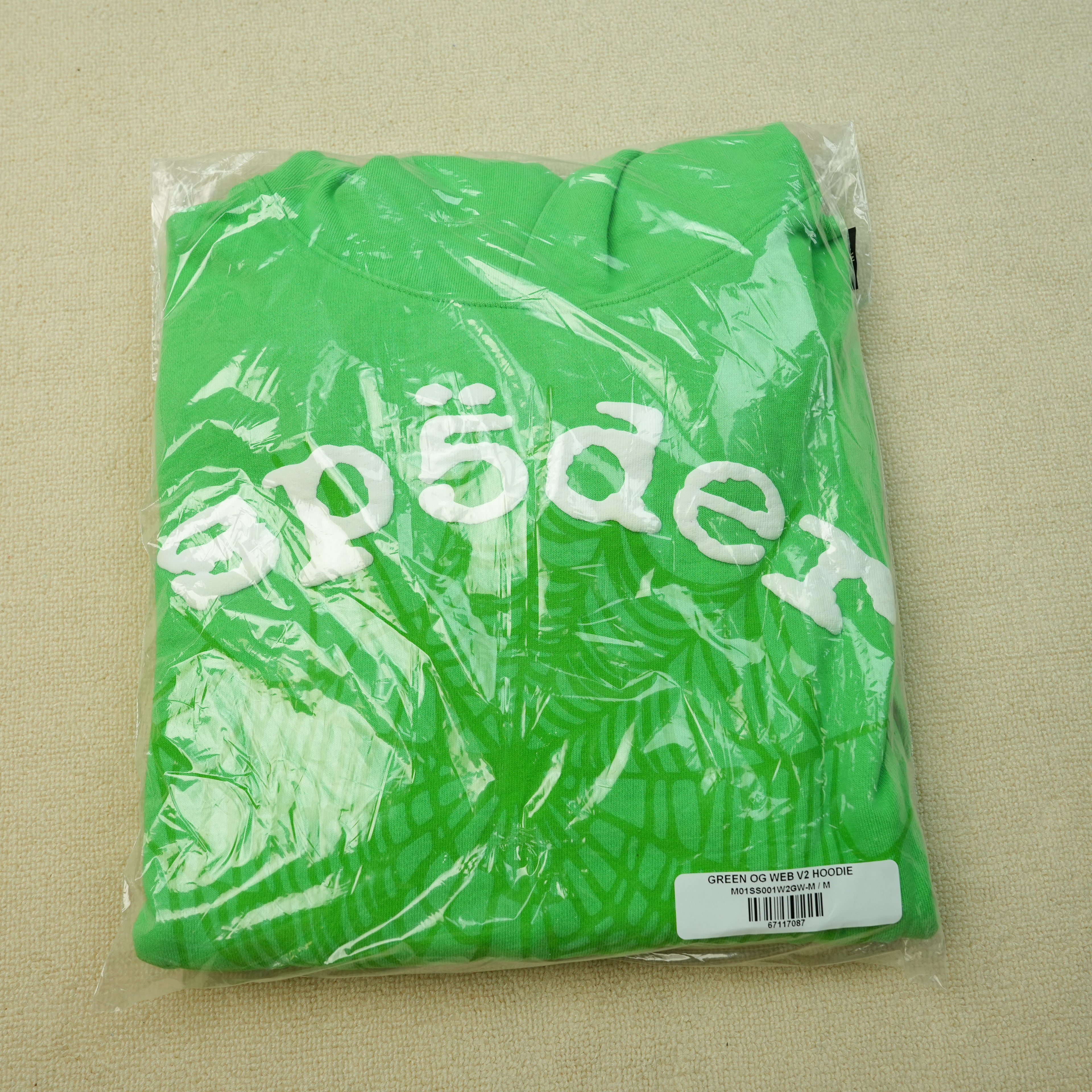Sp5der Web Hoodie 'Slime Green'