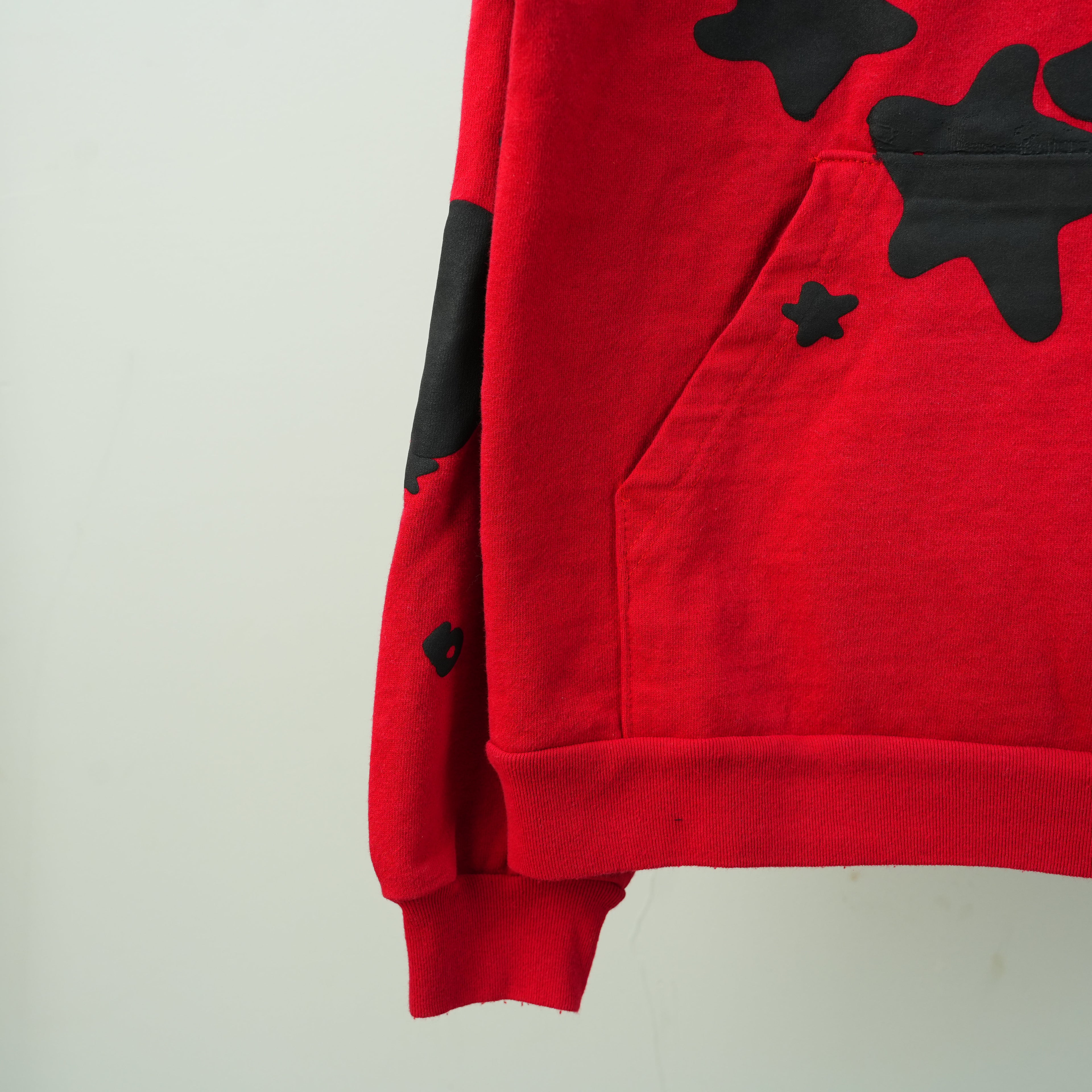 Sp5der Beluga Hoodie 'Red/Black'
