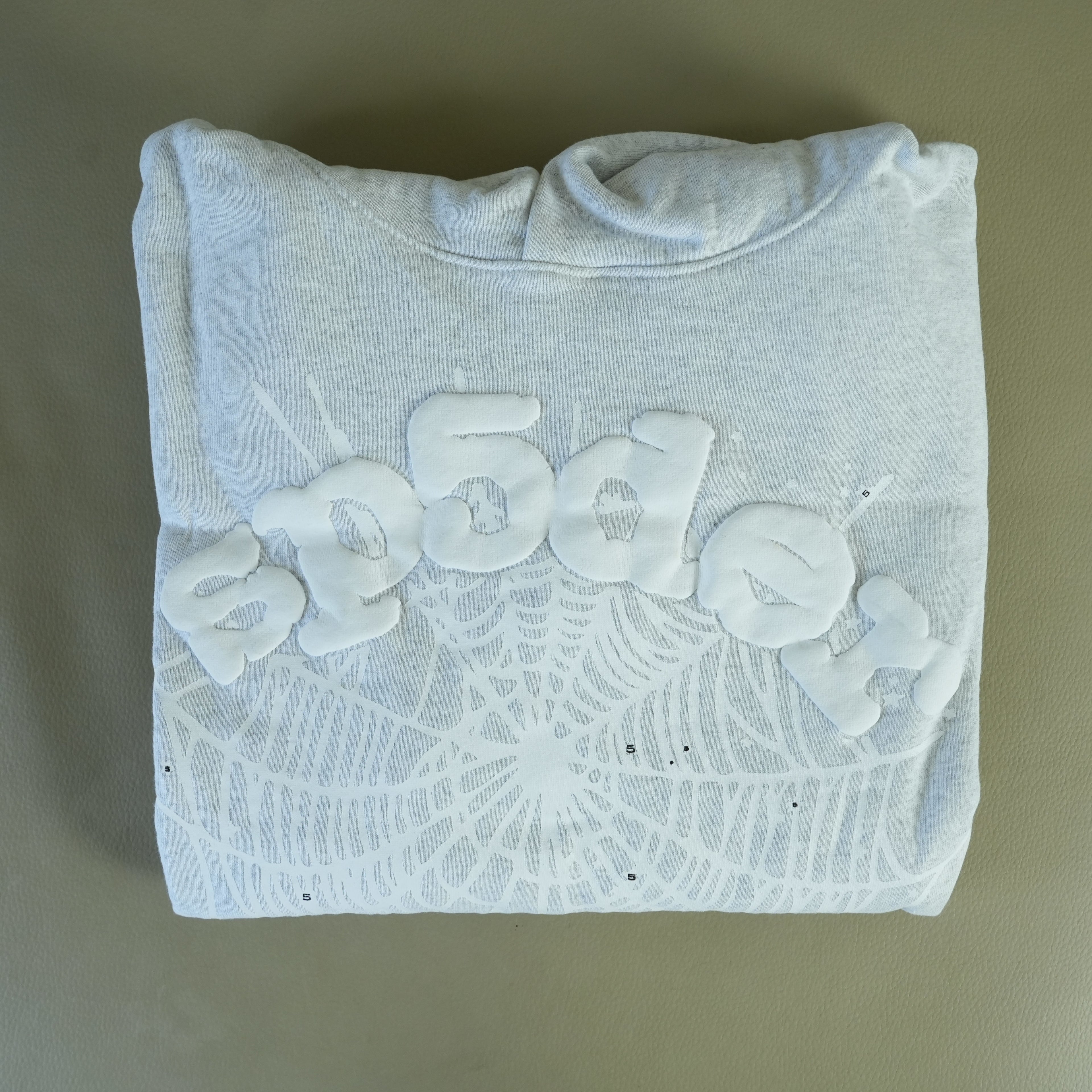 Sp5der OG Web Hoodie 'Heather Grey'