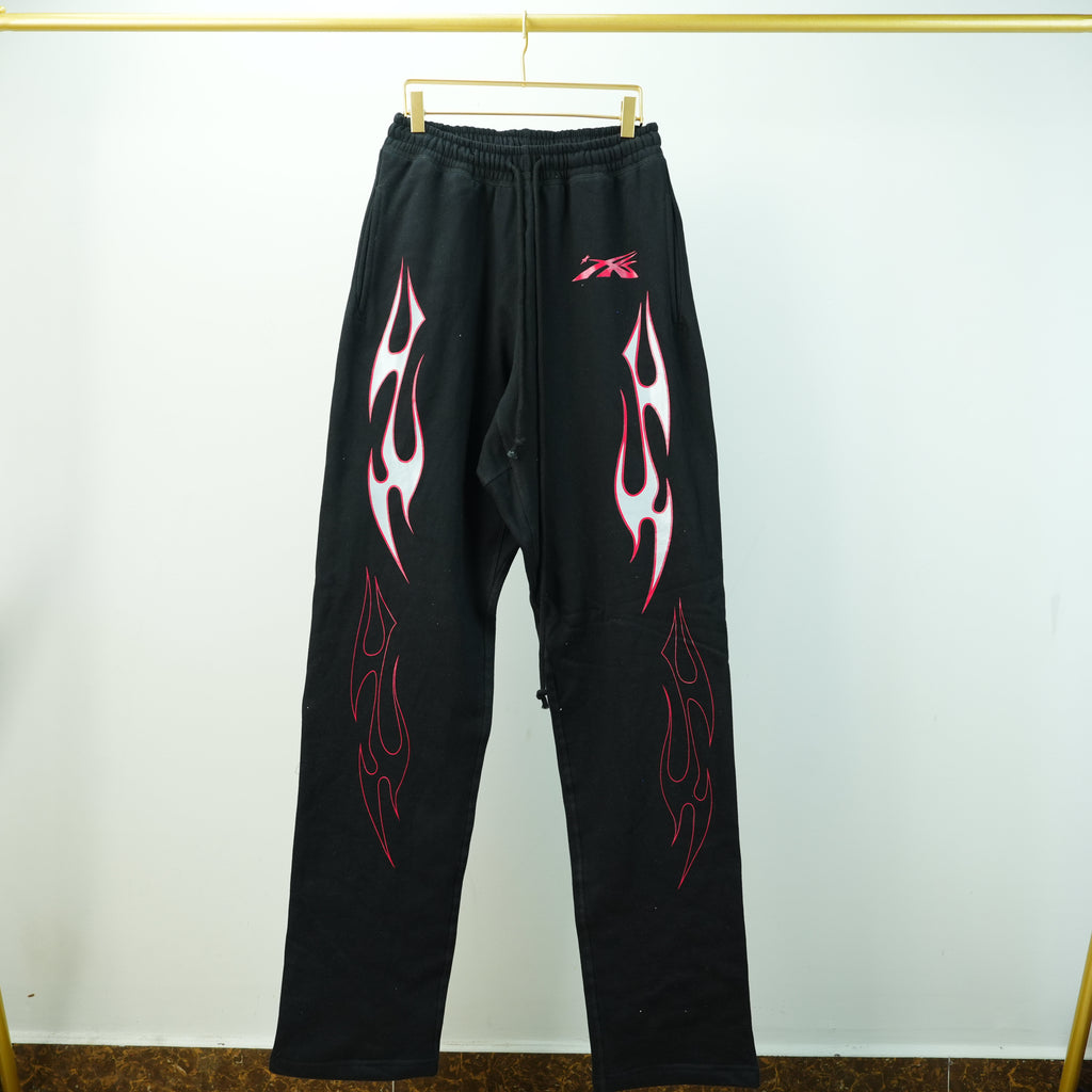 Hellstar NFC Sports Future Flame Sweatpants Black