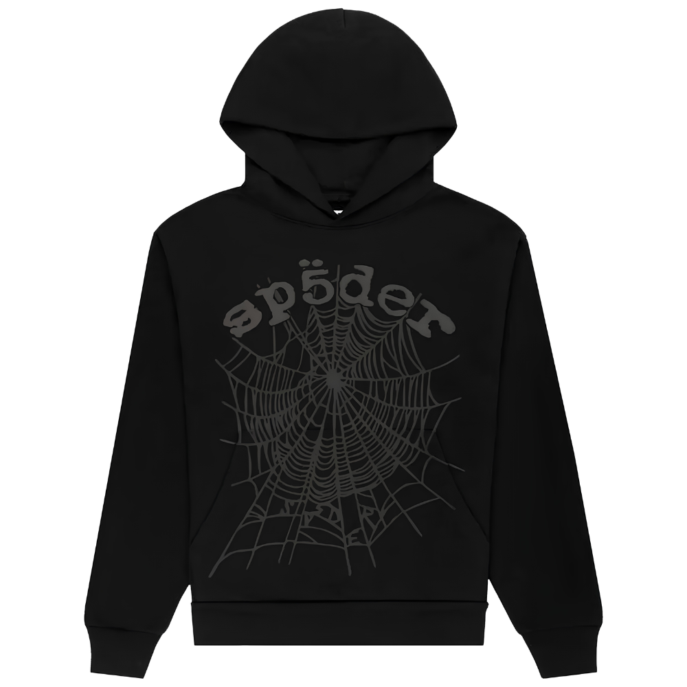 Sp5der Phantom Web Hoodie 'Black'