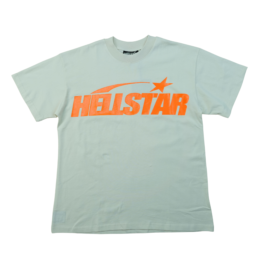 Hellstar NFC Classic T-shirt Orange/White