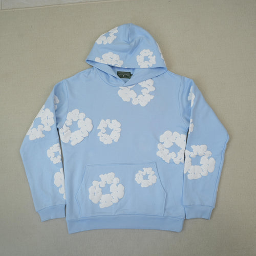 Denim Tears Cotton Wreath Hoodie 'Light Blue'