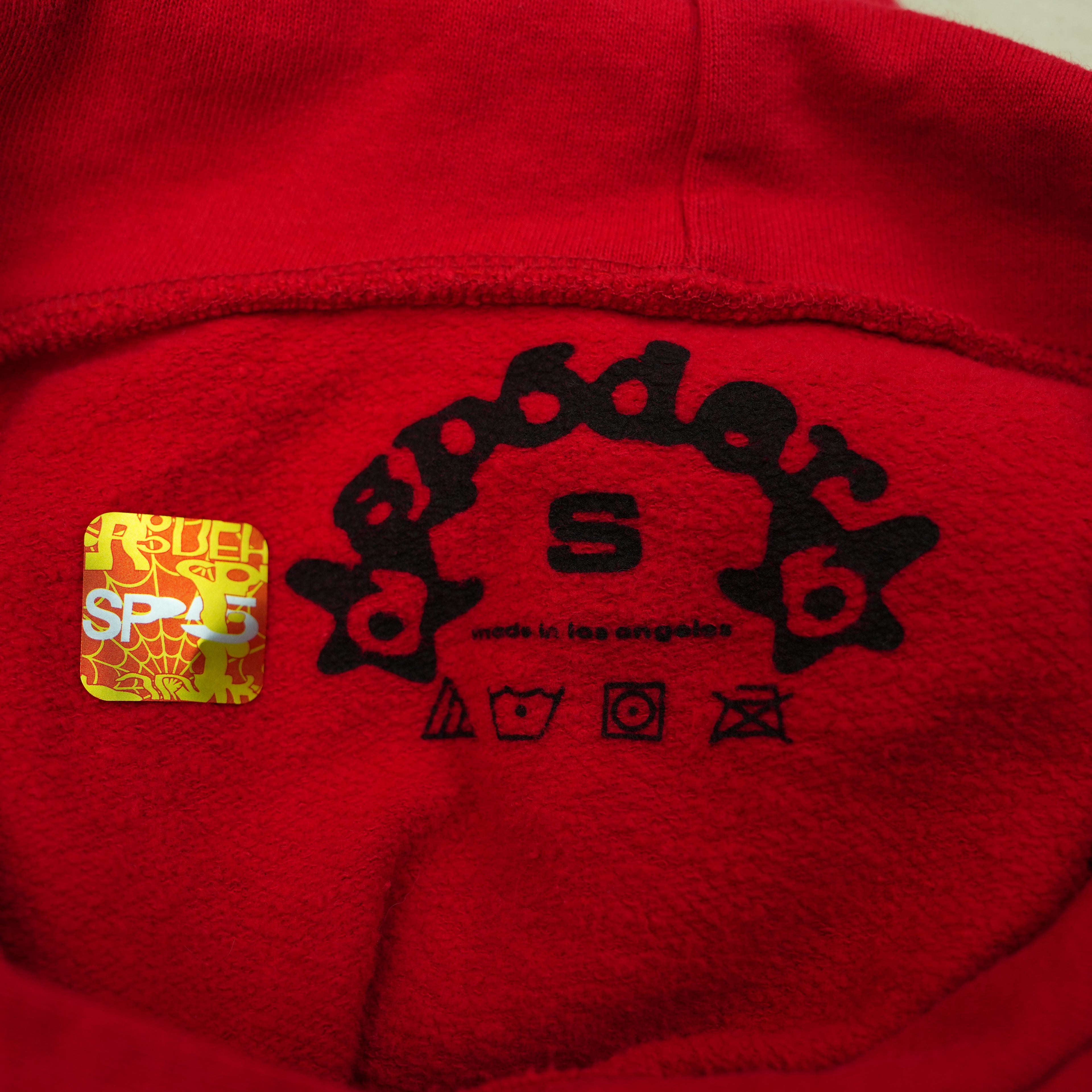 Sp5der Beluga Hoodie 'Red/Black'