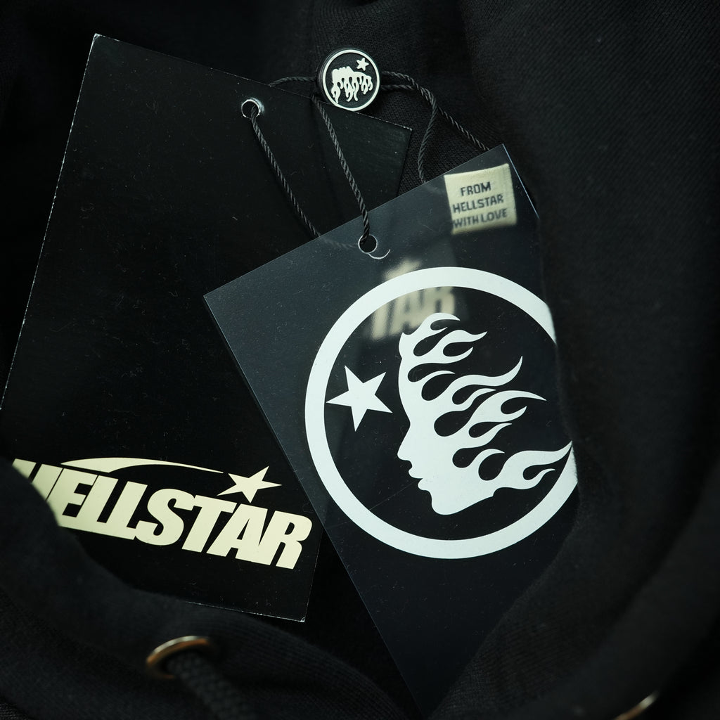 Hellstar NFC Sports Future Flame Hoodie Black