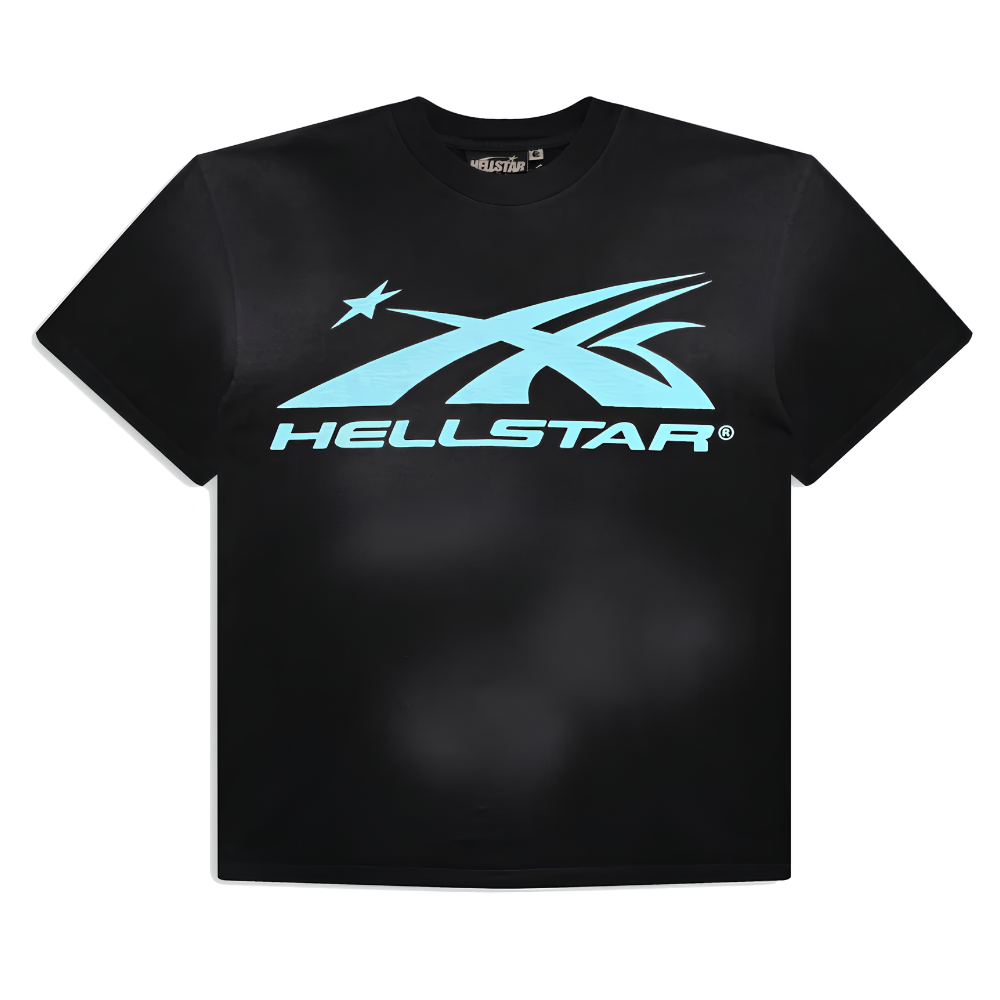Hellstar NFC Sport Logo T-shirt Light Blue
