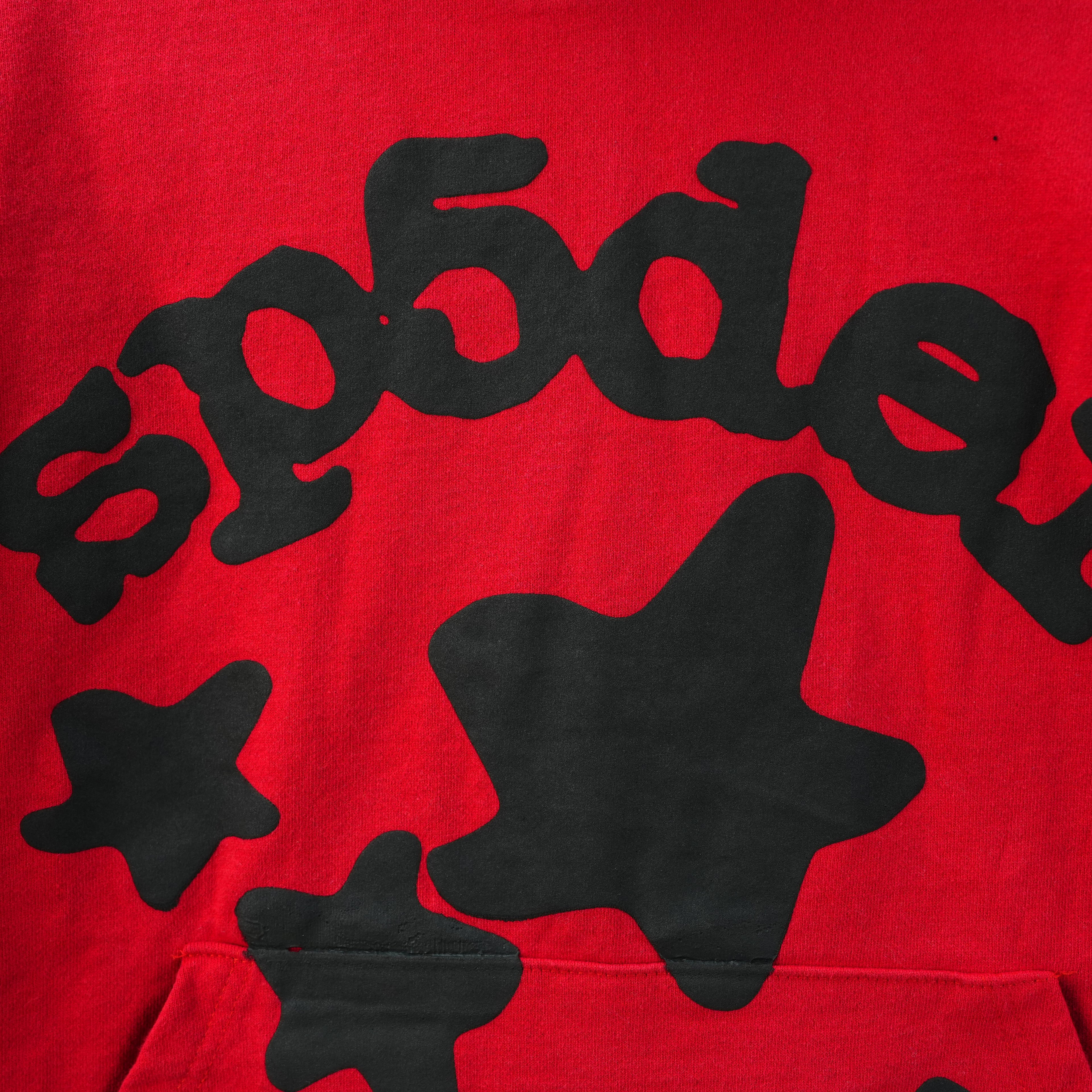 Sp5der Beluga Hoodie 'Red/Black'