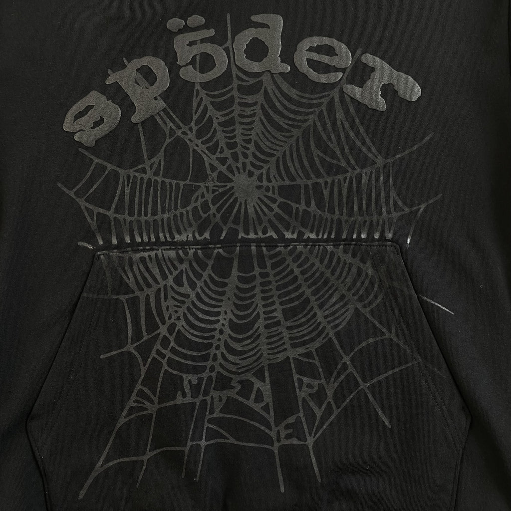 Sp5der Phantom Web Hoodie 'Black'