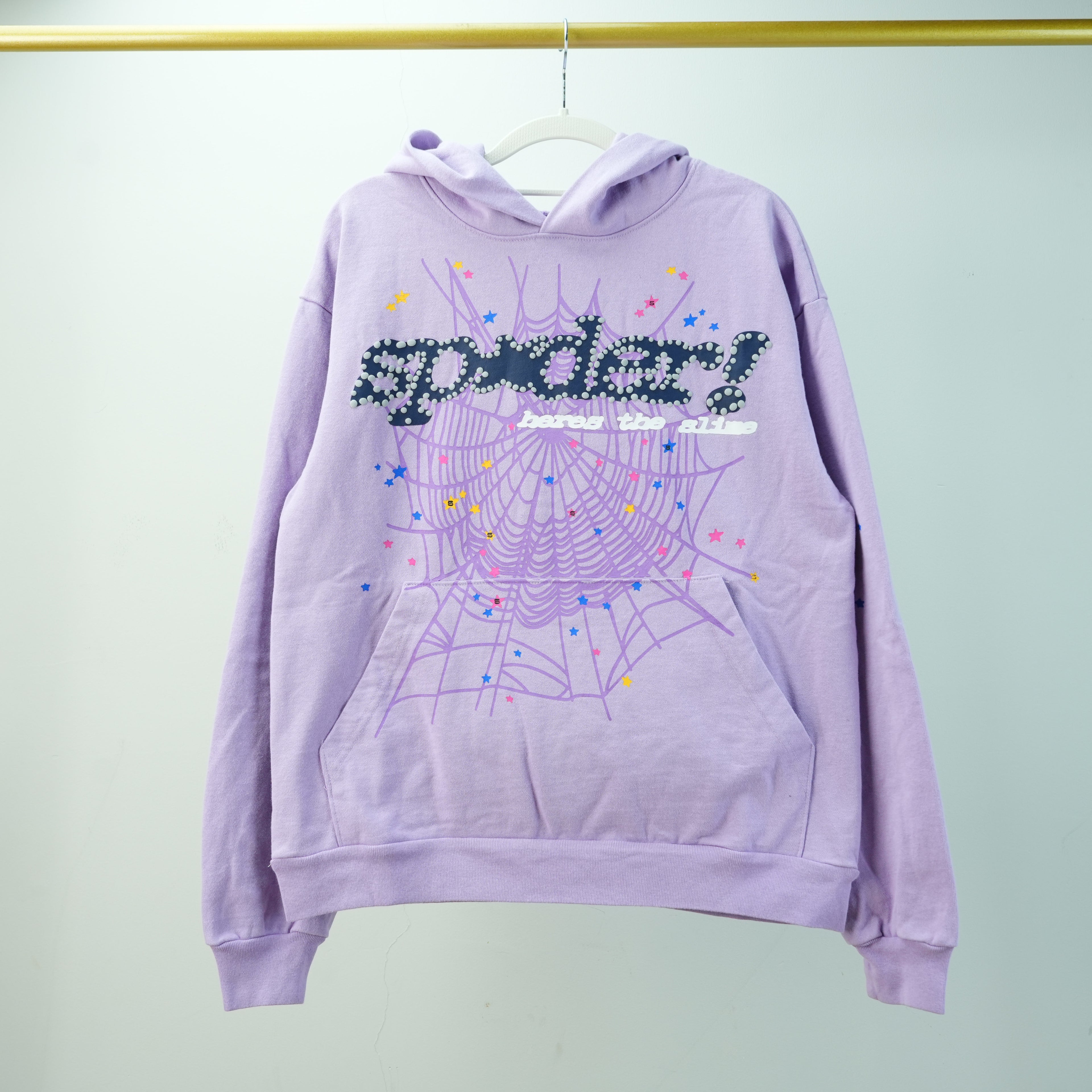 Sp5der Açaí Hoodie 'Purple'