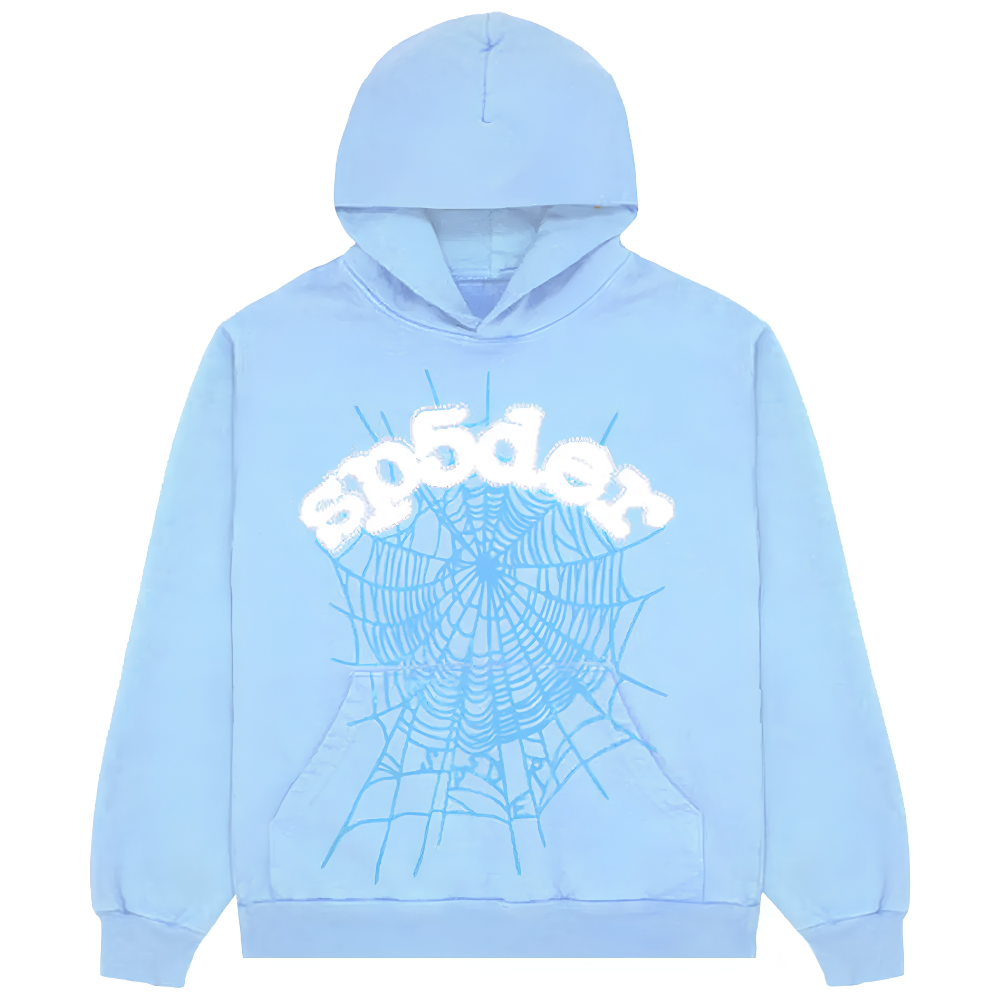Sp5der Web Hoodie 'Sky Blue'