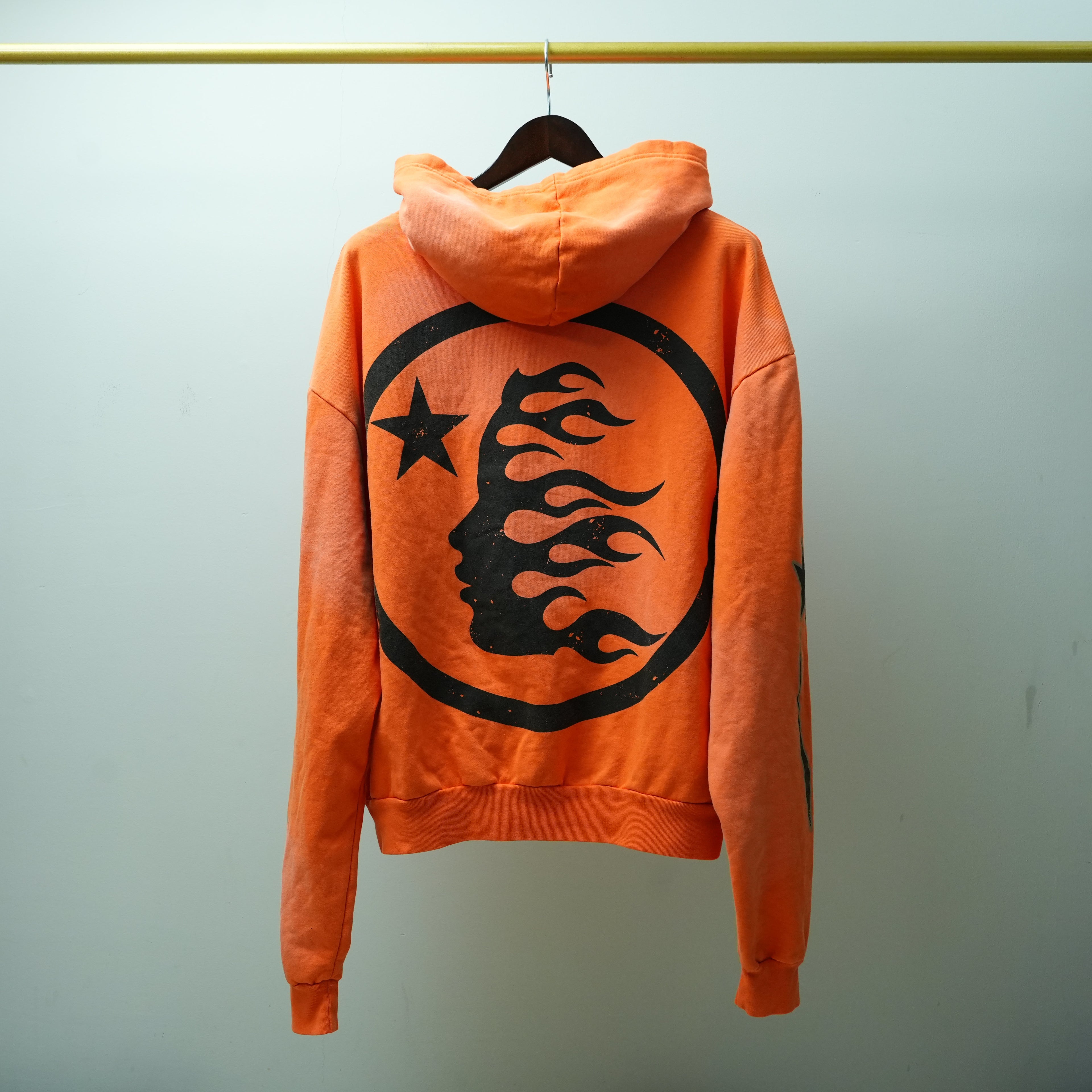 Hellstar NFC Fire Orange Hoodie