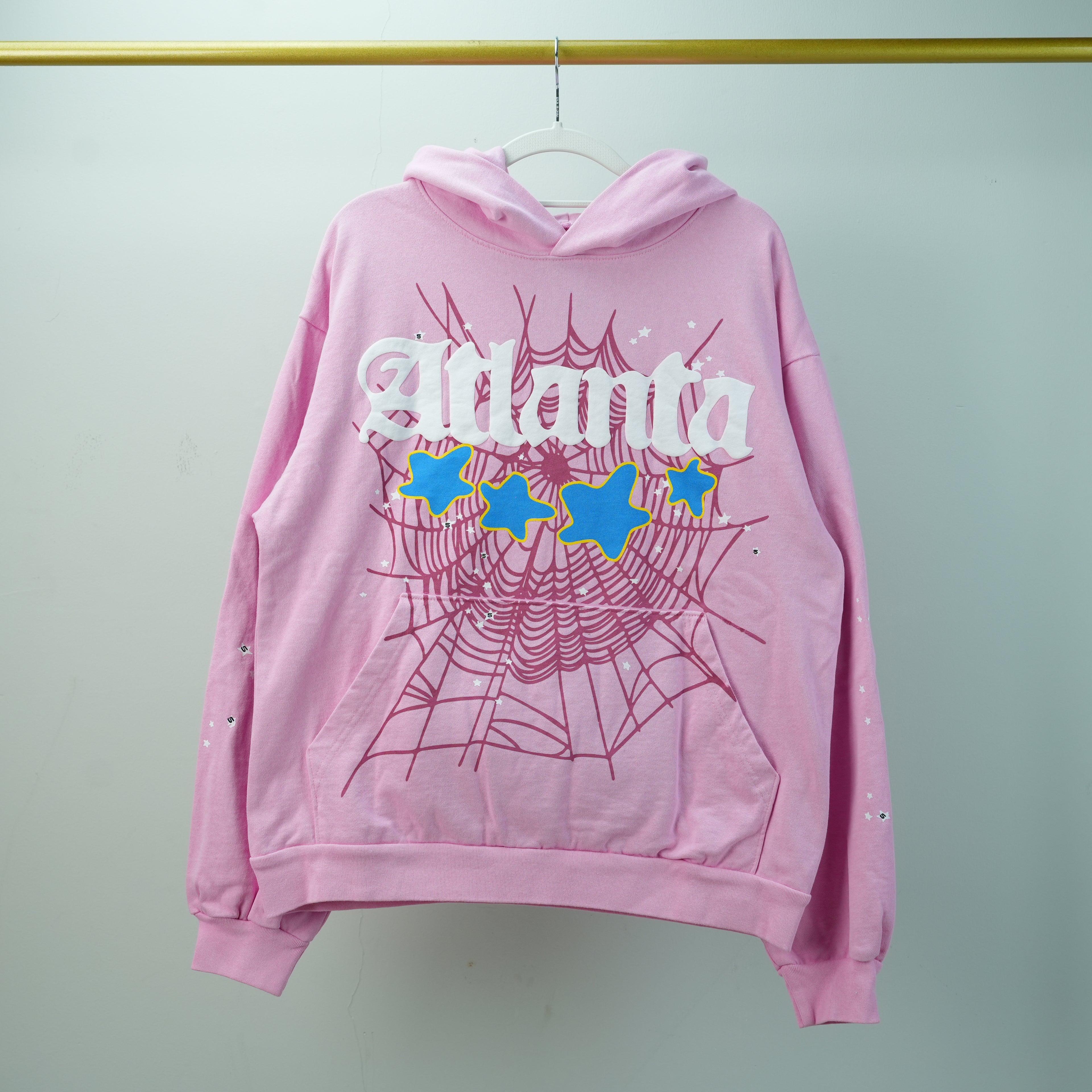 Sp5der Atlanta Hoodie 'Pink'