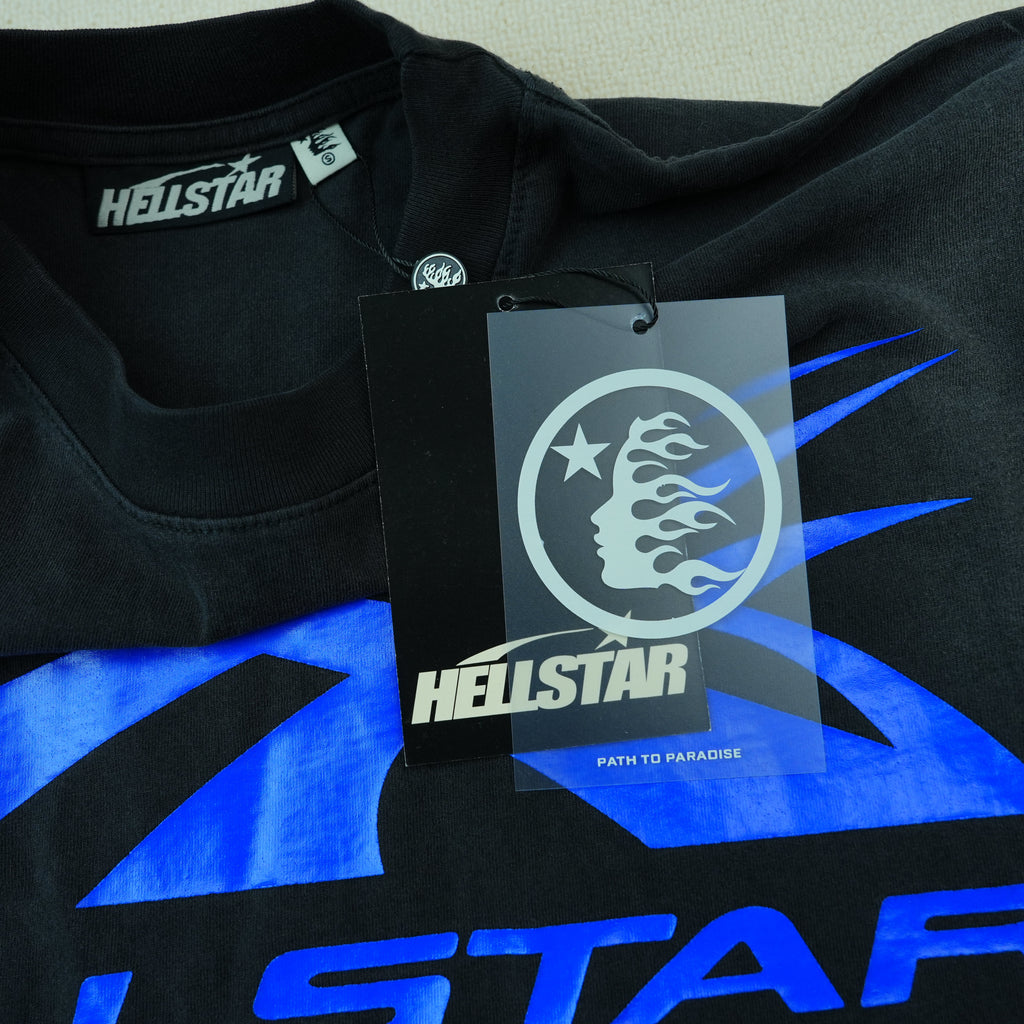 Hellstar NFC Gel Sport Logo T-shirt Black/Blue